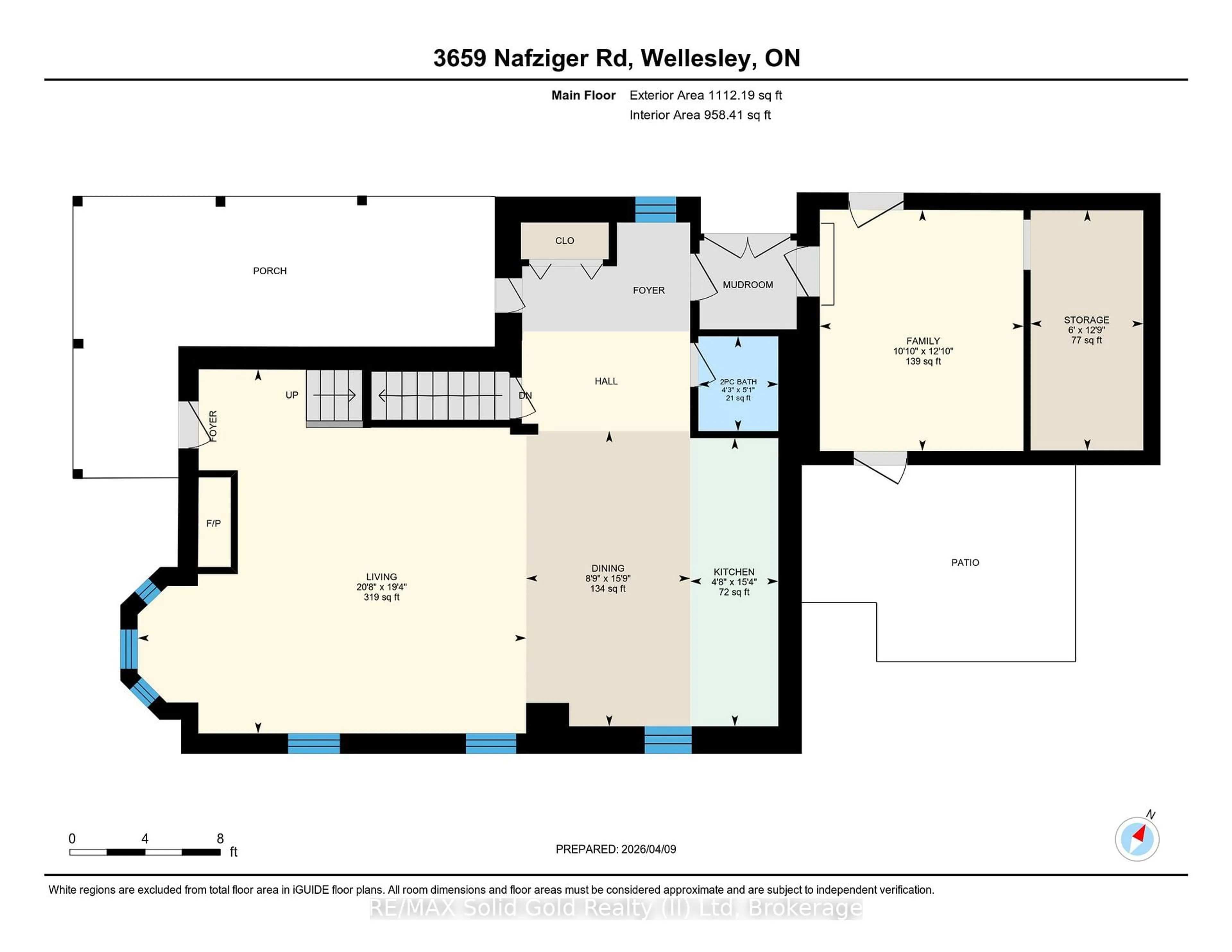 Floor plan for 3659 Nafziger Rd, Woolwich Ontario N0B 2T0