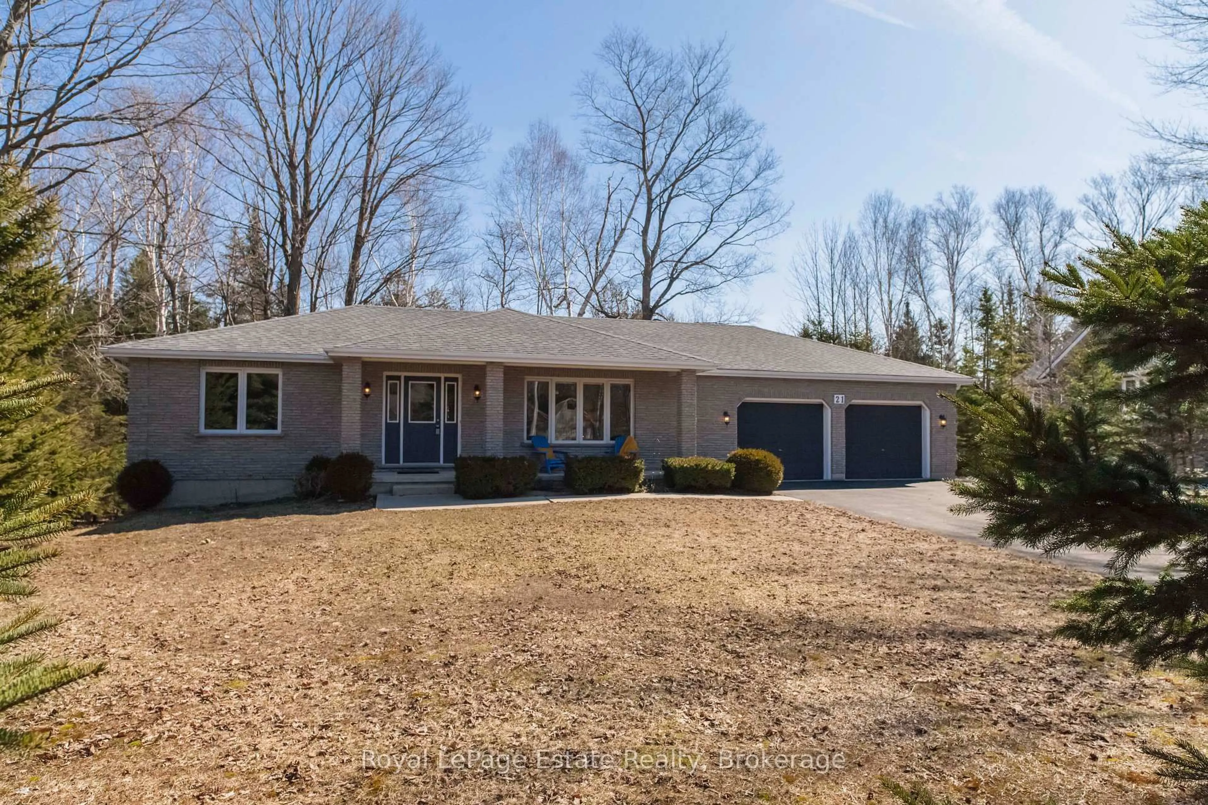 Home with brick exterior material, street for 21 Sauble Woods Cres, South Bruce Peninsula Ontario N0H 2G0