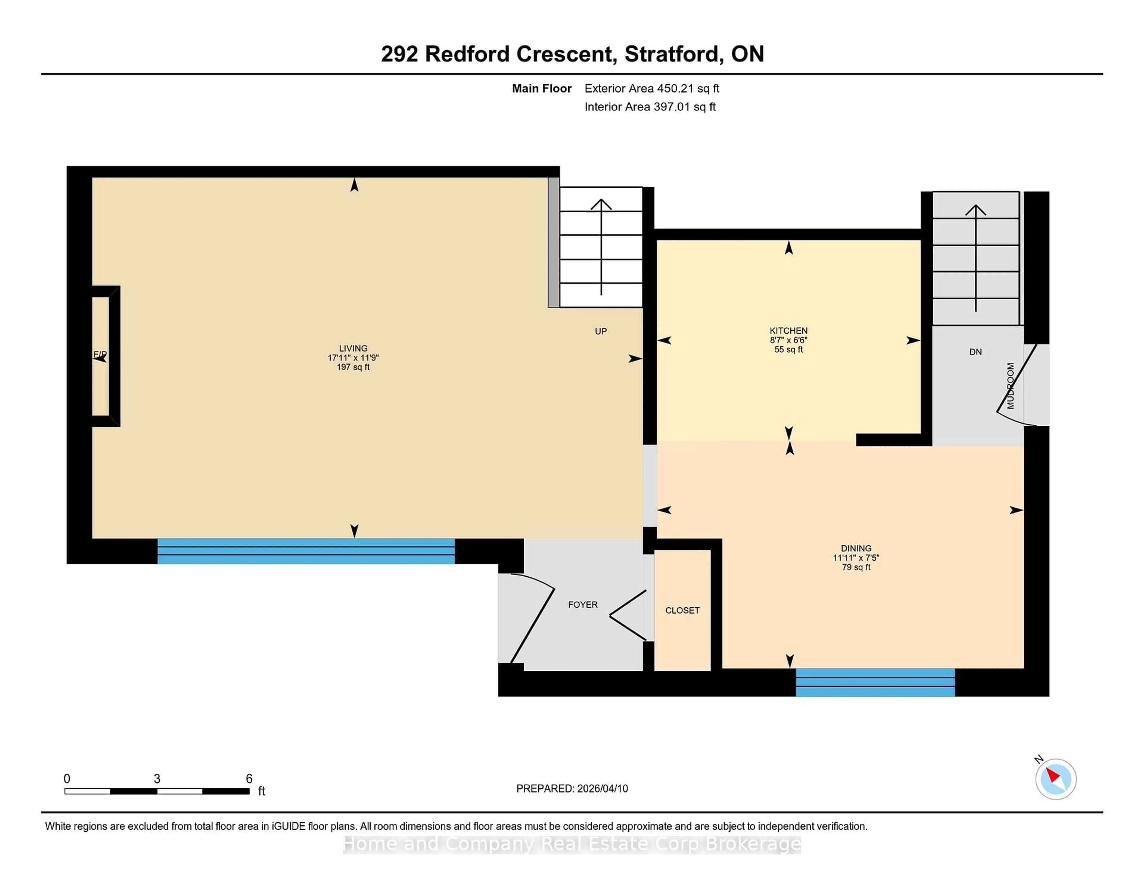 Floor plan for 292 Redford Cres, Stratford Ontario N5A 1P5