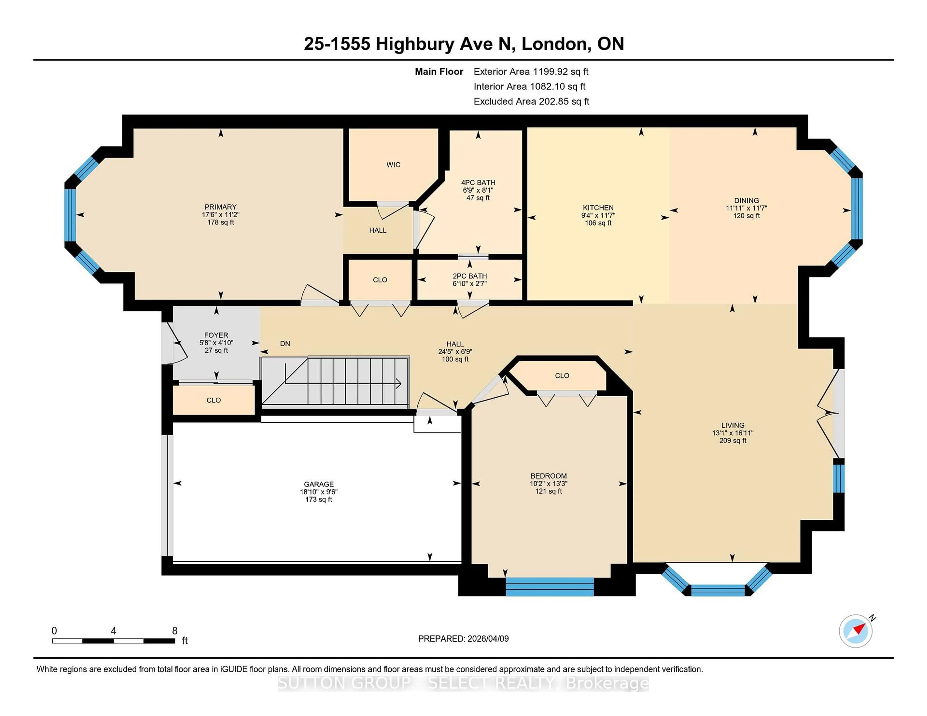Floor plan for 1555 Highbury Ave #25, London East Ontario N5Y 5R2