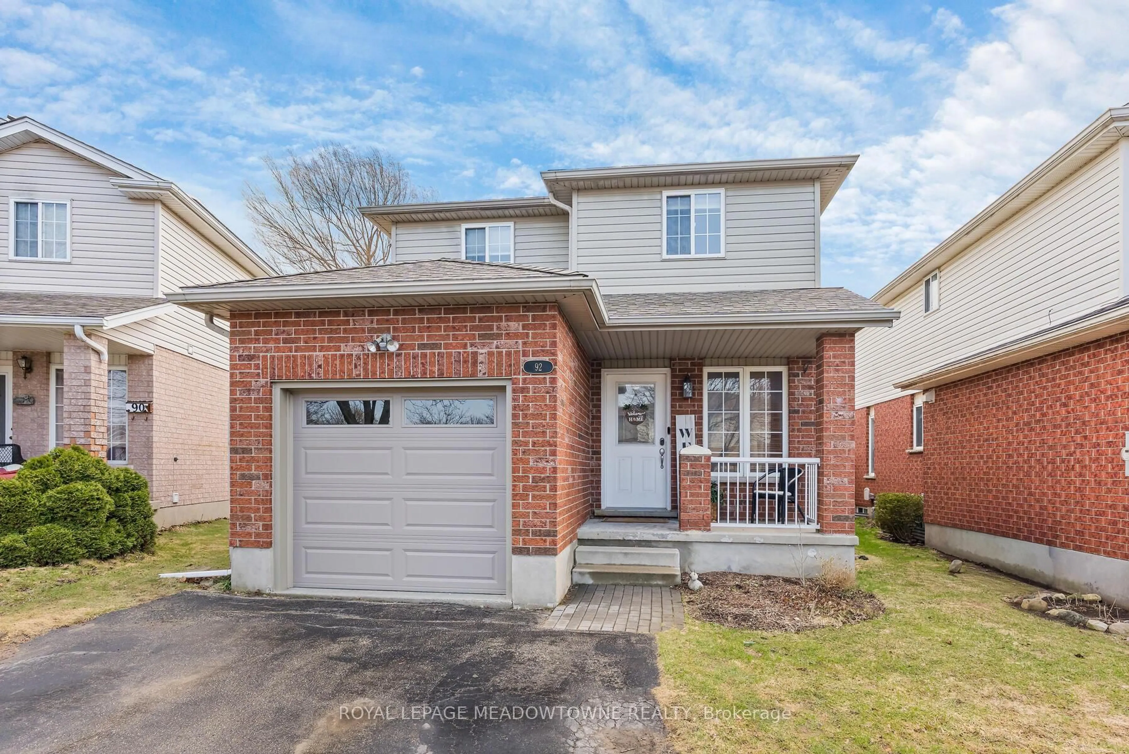 Home with brick exterior material, street for 92 Hill Tr, Guelph Ontario N1E 7C9