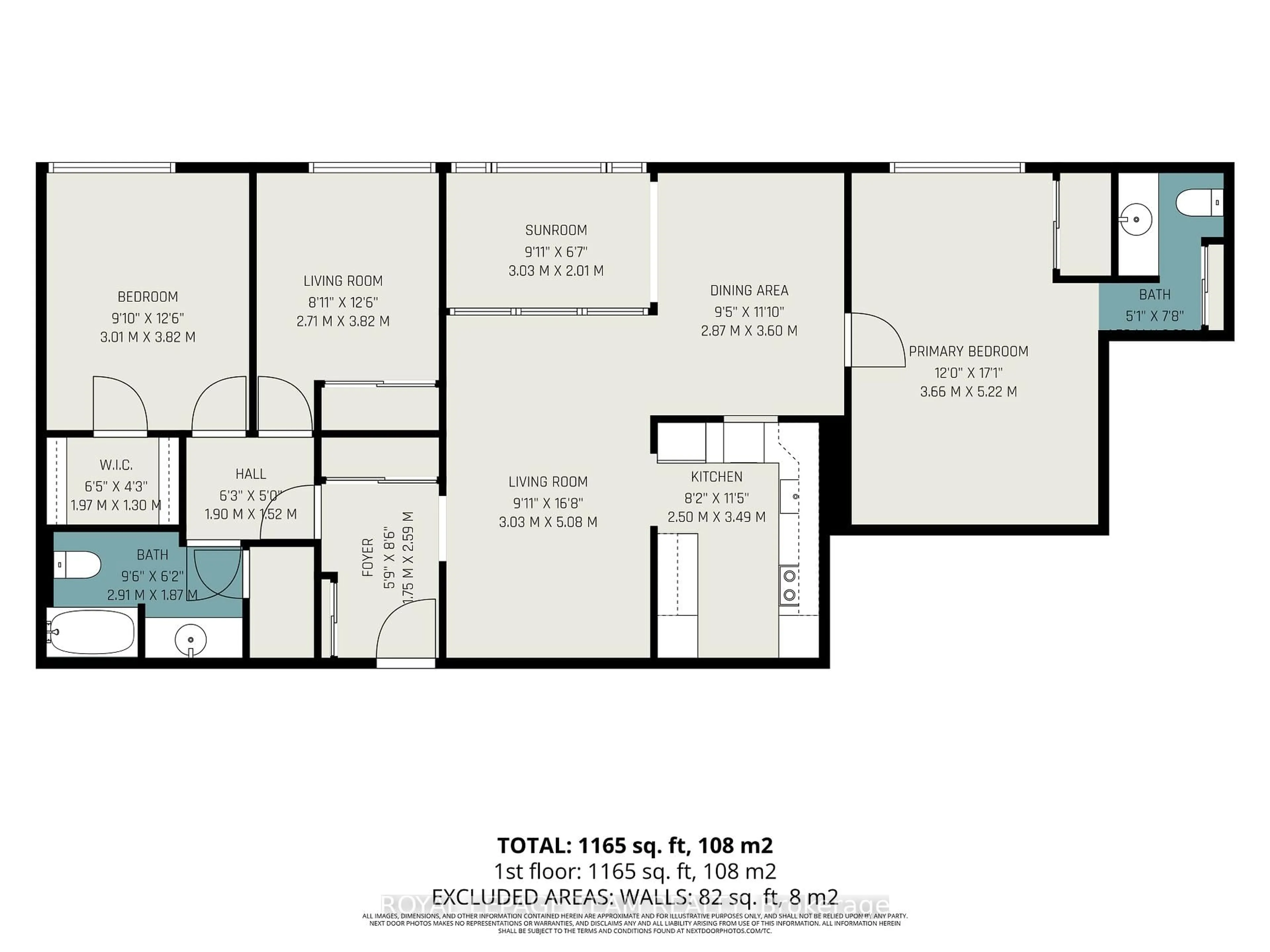Floor plan for 1356 Meadowlands Dr #705, Ottawa Ontario K2E 6K6