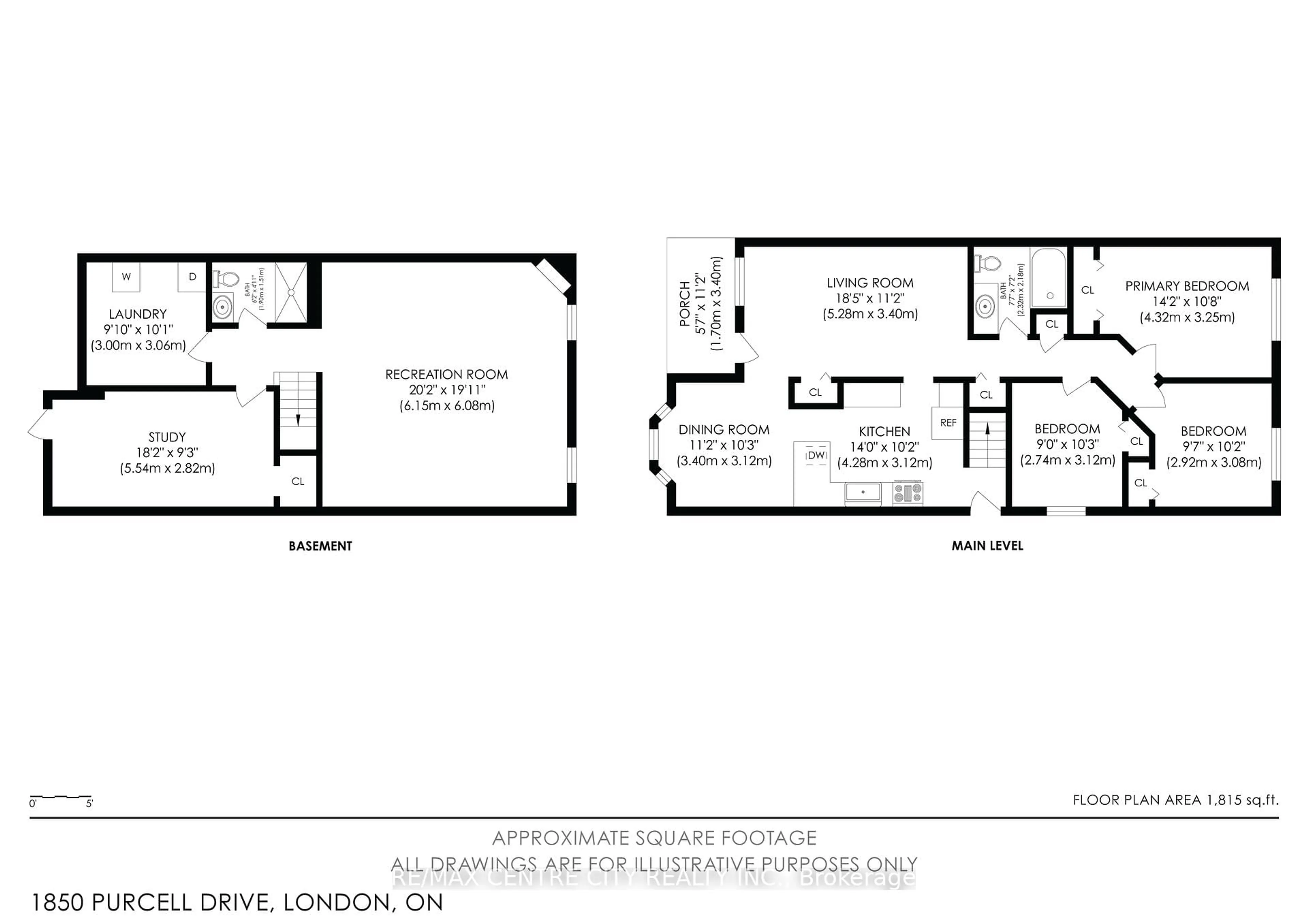 Floor plan for 1850 Purcell Dr, London East Ontario N5W 6E3