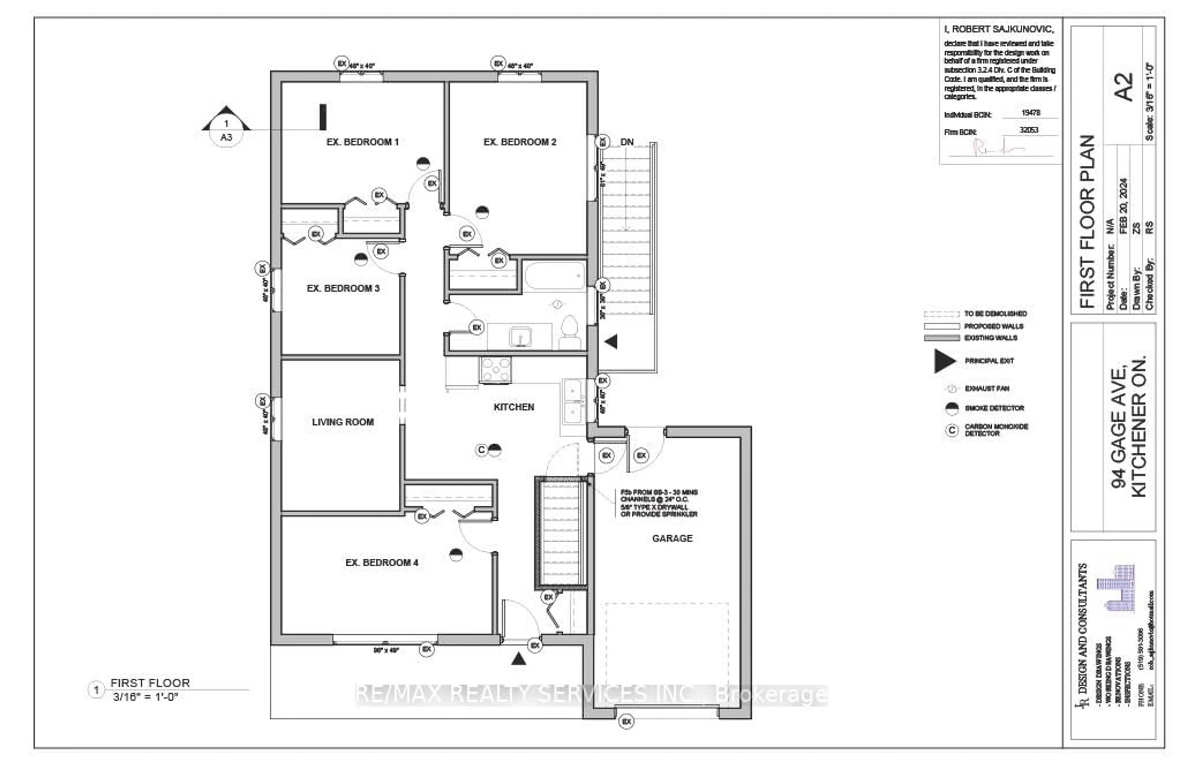 Floor plan for 94 Gage Ave, Kitchener Ontario N2G 2E2