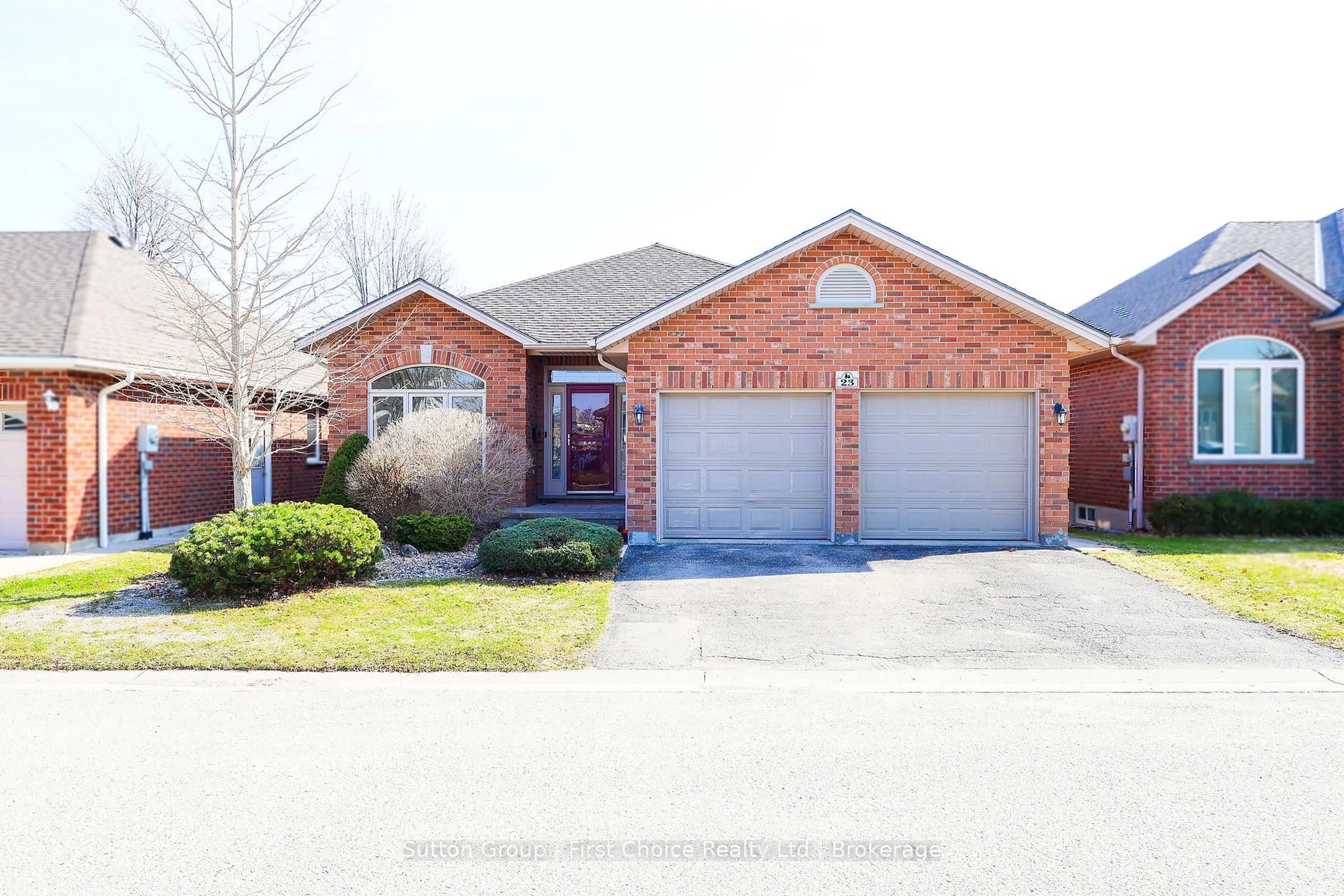 Home with brick exterior material, street for 59 EAGLE Dr ##23, Stratford Ontario N5A 7Z1
