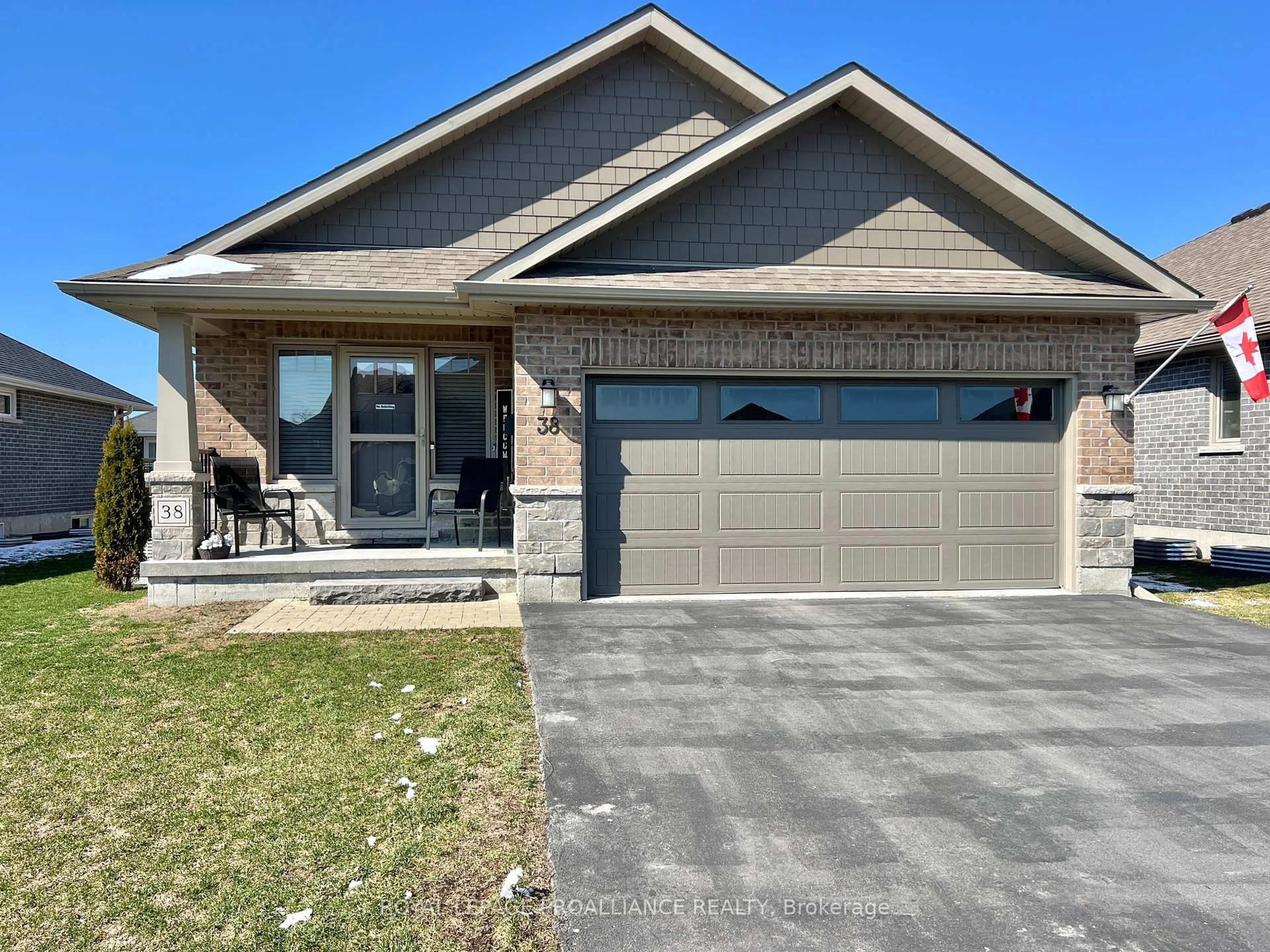 Home with brick exterior material, street for 38 Mercedes Dr, Belleville Ontario K8N 0B7