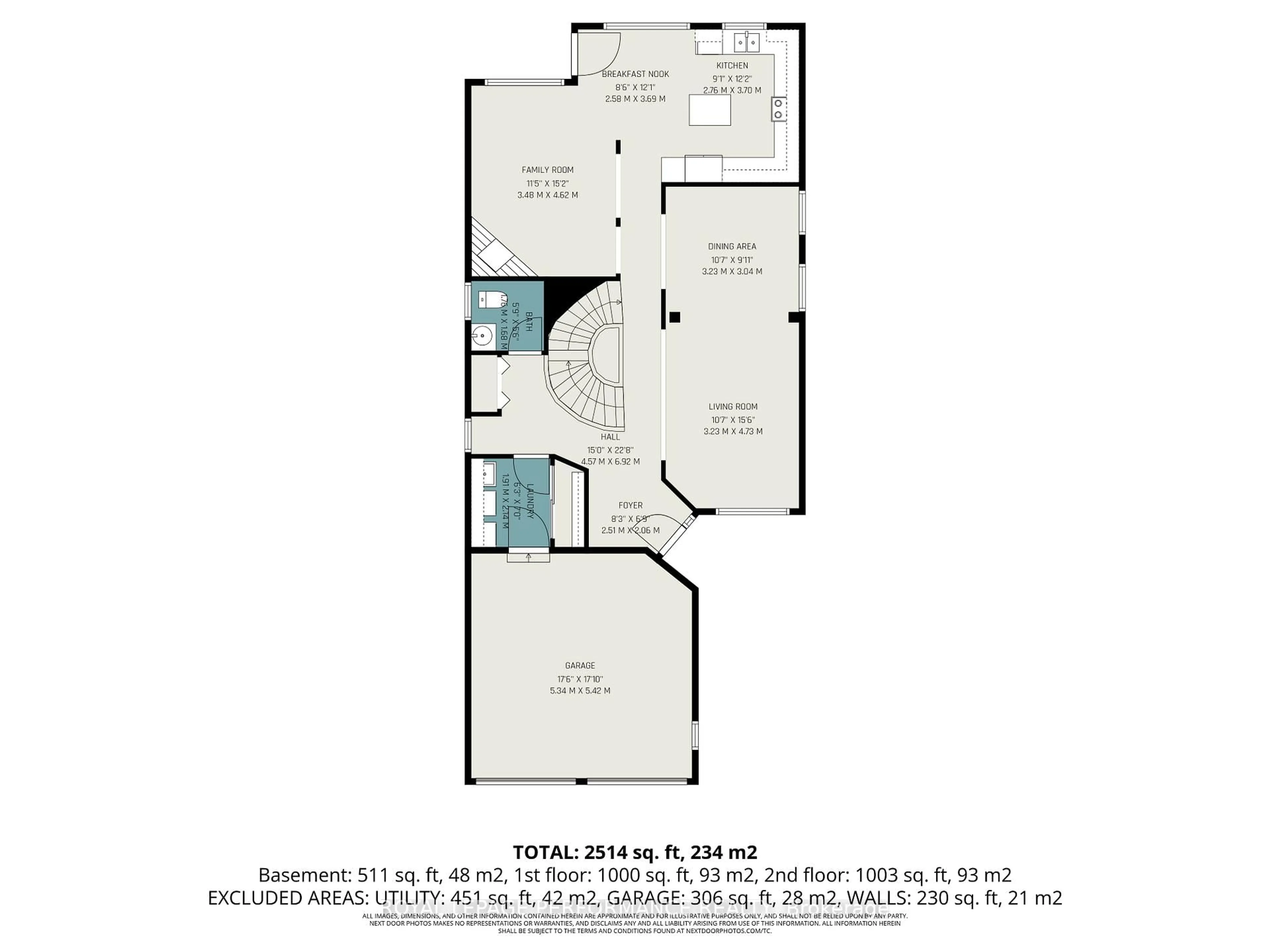 Floor plan for 2202 Clendenan Cres, Orleans Ontario K4A 4S8