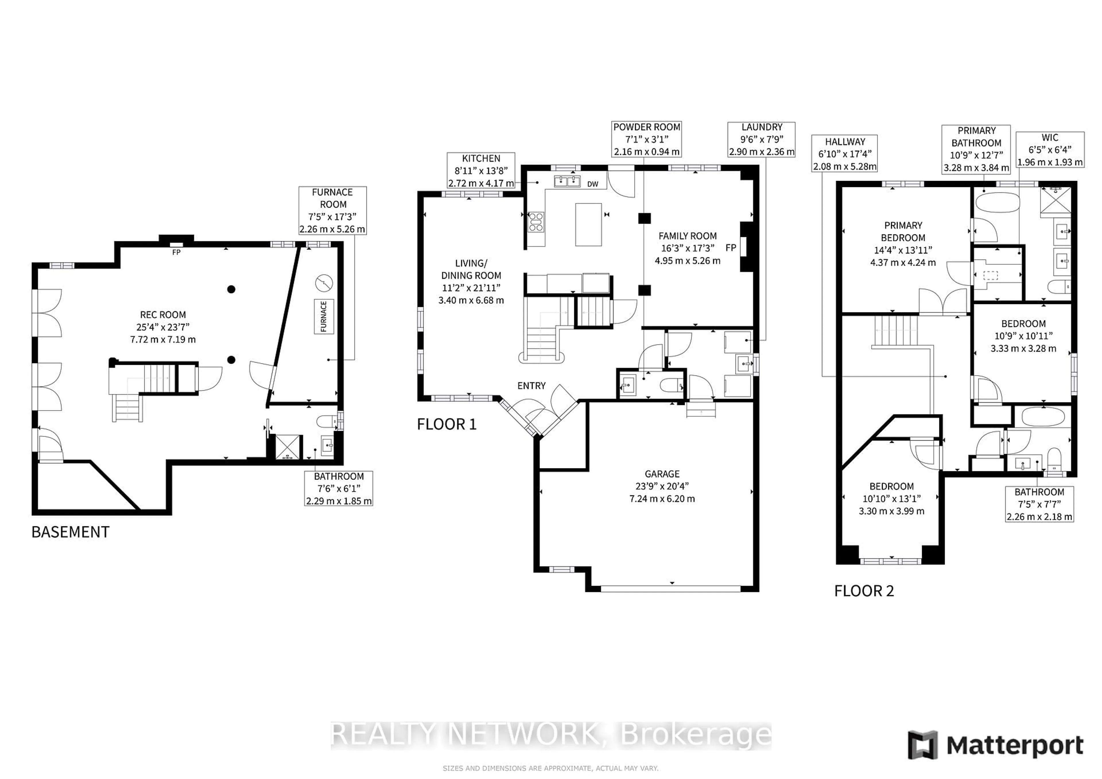 Floor plan for 34 Highbury Dr, Hamilton Ontario L8J 2T4