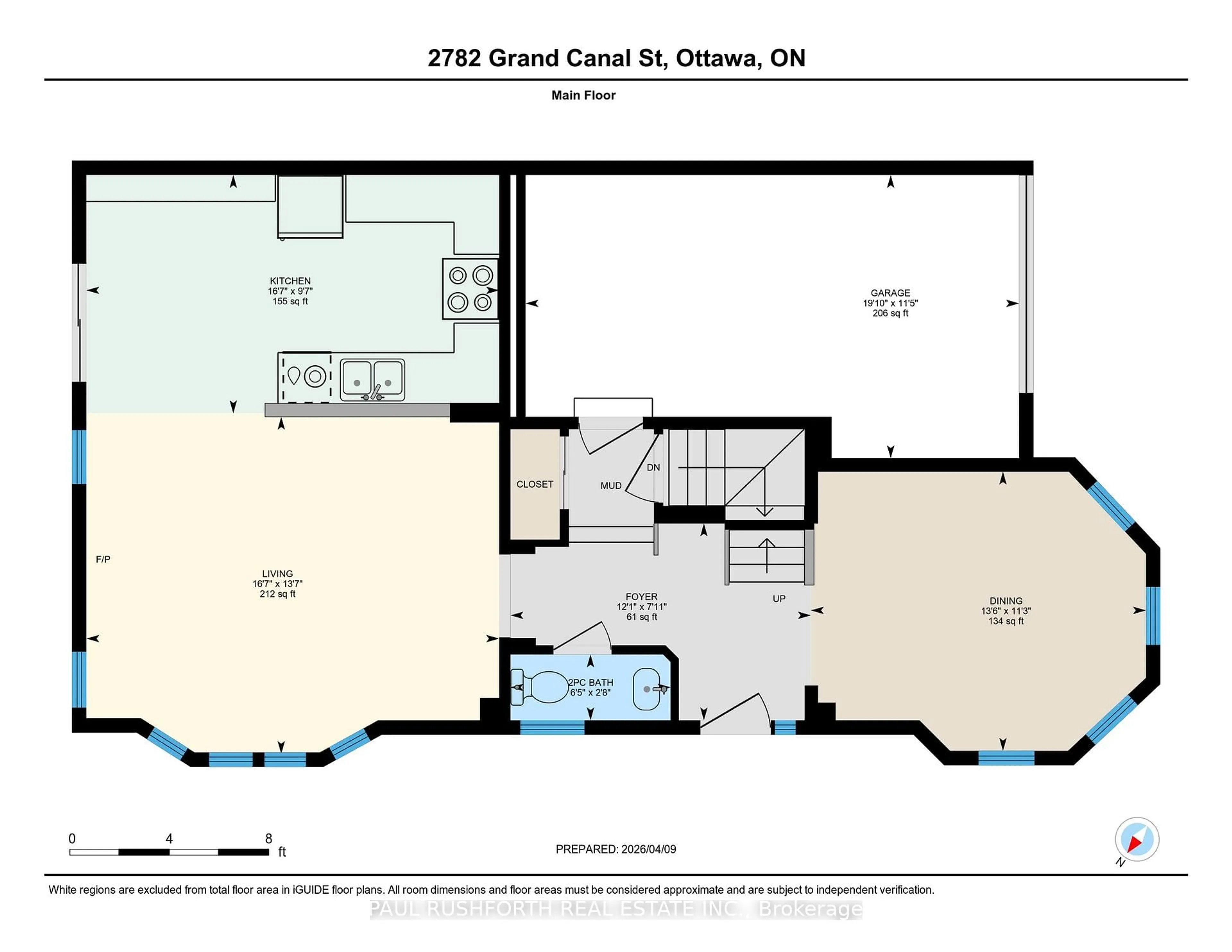 Floor plan for 2782 Grand Canal St, Ottawa Ontario K2J 0T2