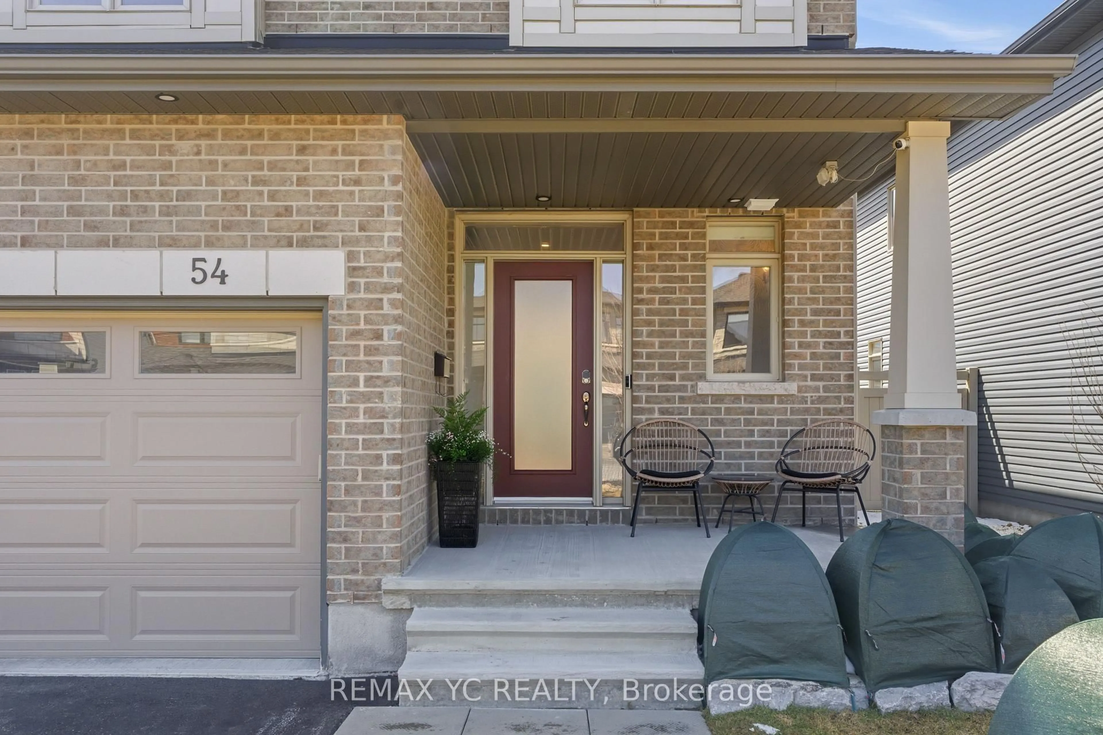 Home with brick exterior material, street for 54 Angel Hts, Stittsville Ontario K2S 2N4
