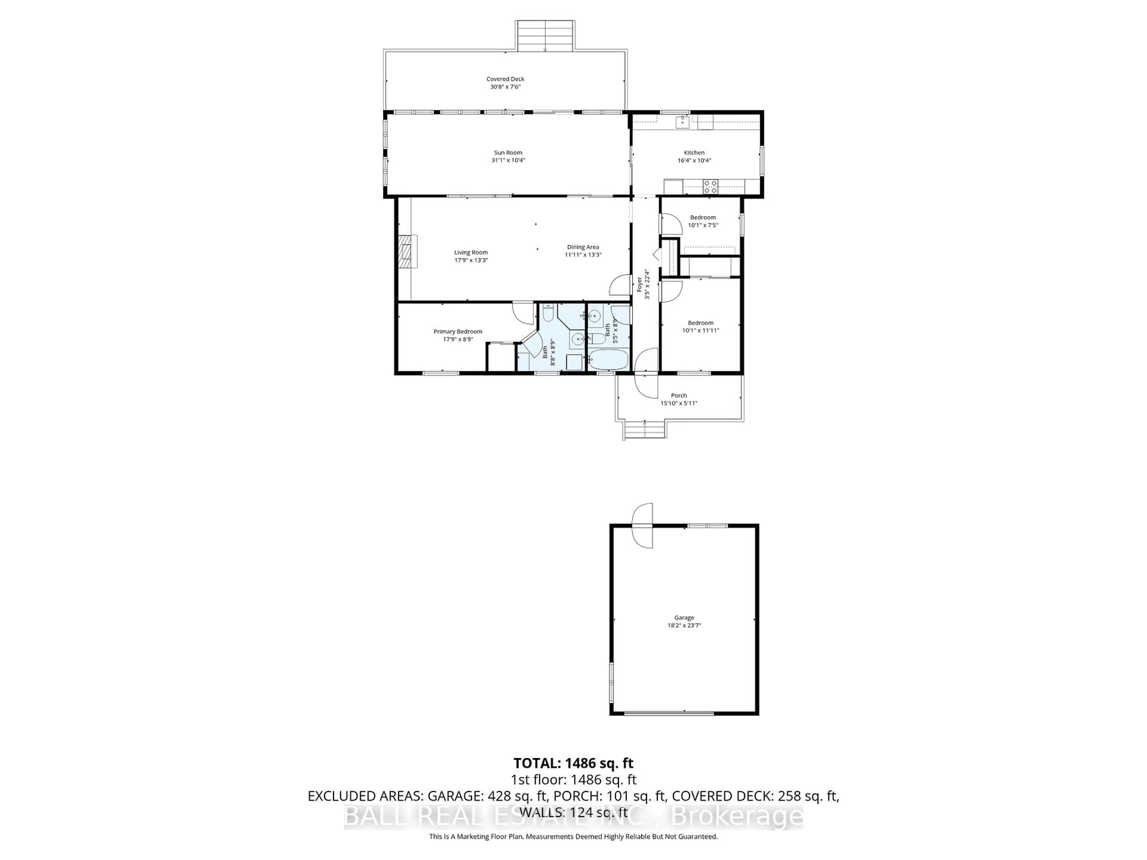 Floor plan for 11 Lakeview Cres, Kawartha Lakes Ontario K0M 1A0