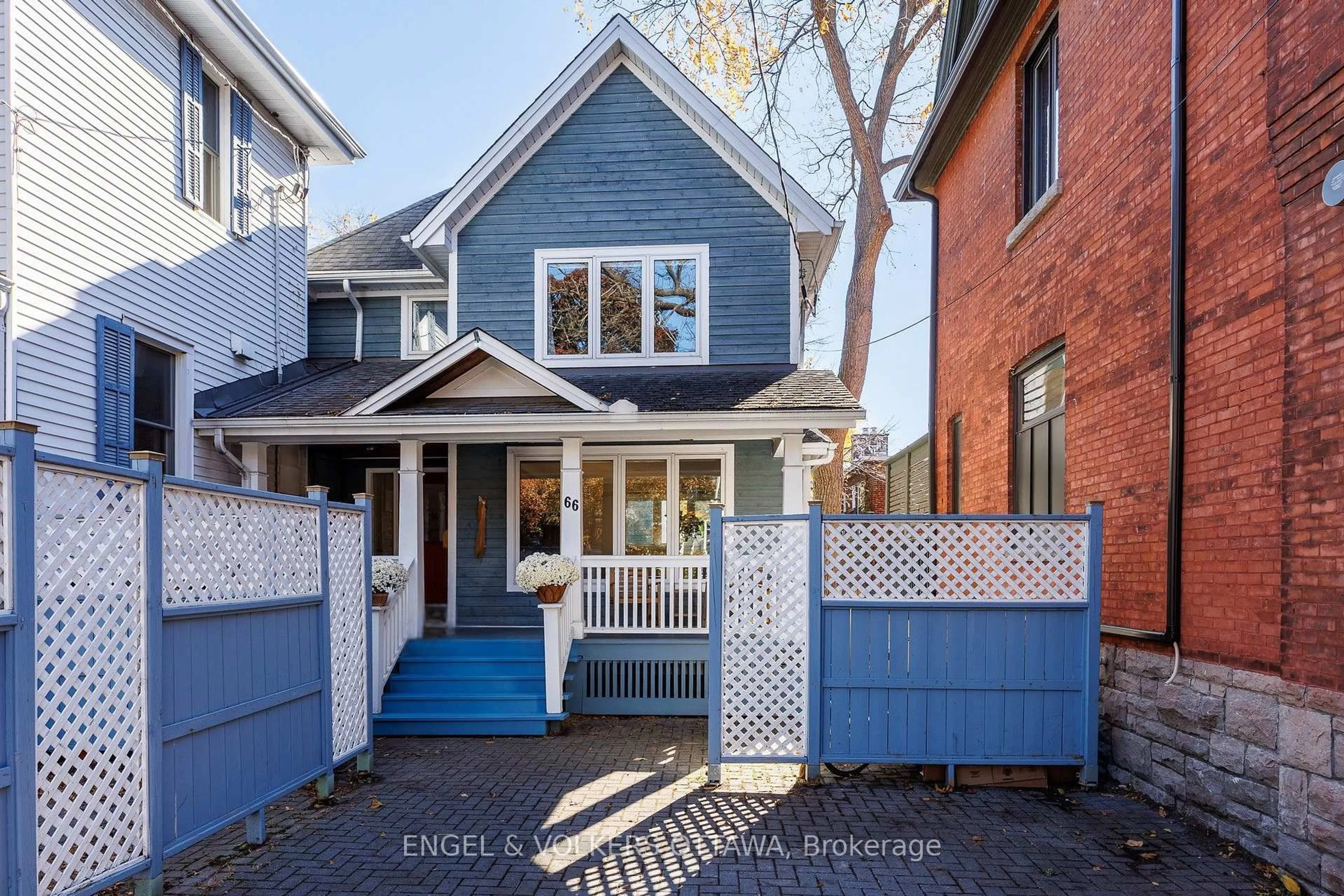 Home with brick exterior material, street for 66 Aylmer Ave, Ottawa Ontario K1S 2X3