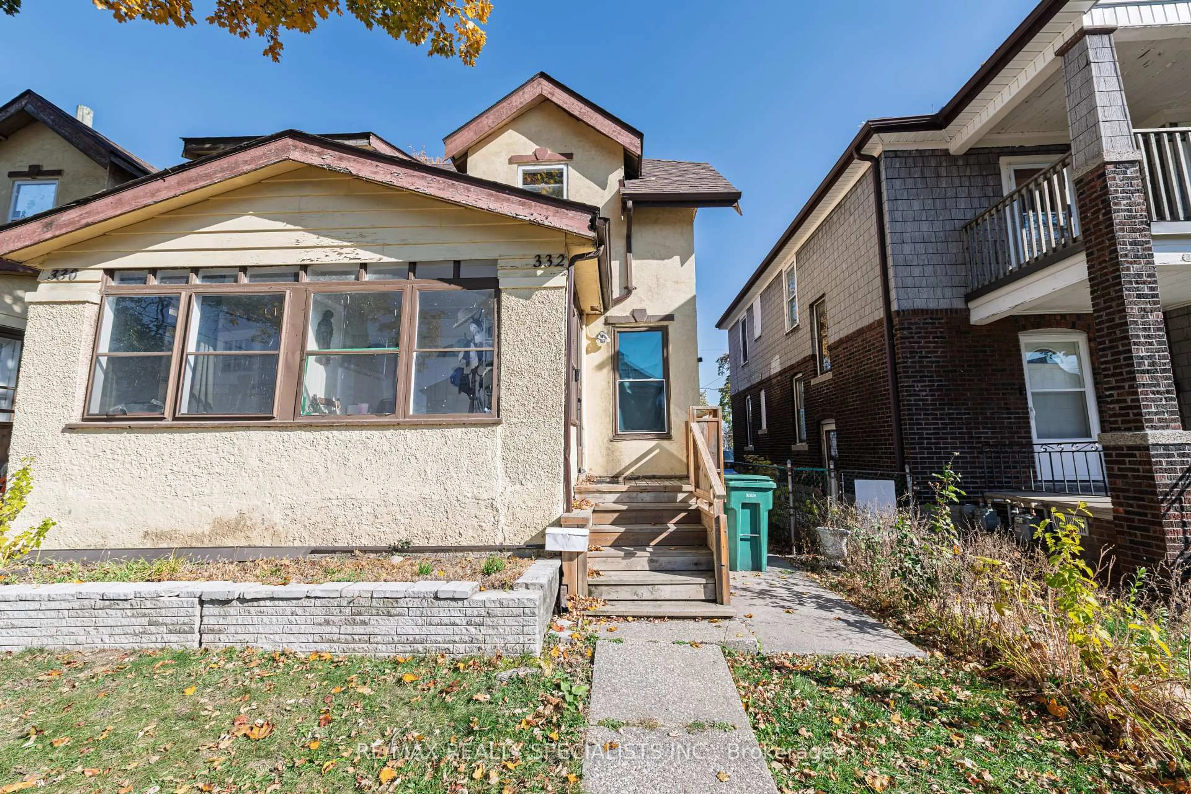 Home with brick exterior material, street for 332 Elm Ave, Windsor Ontario N9A 5H1