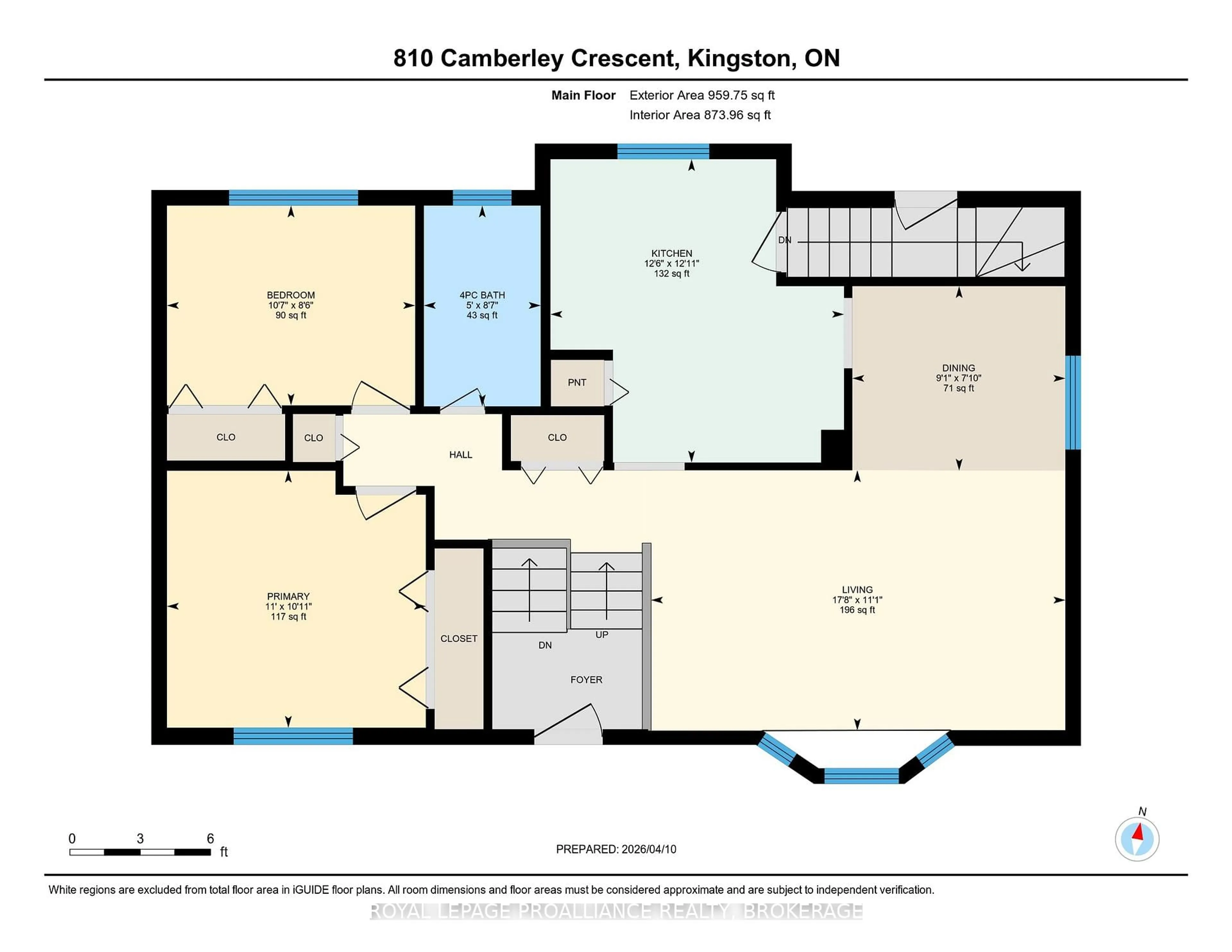 Floor plan for 810 Camberley Cres, Kingston Ontario K7M 4C4