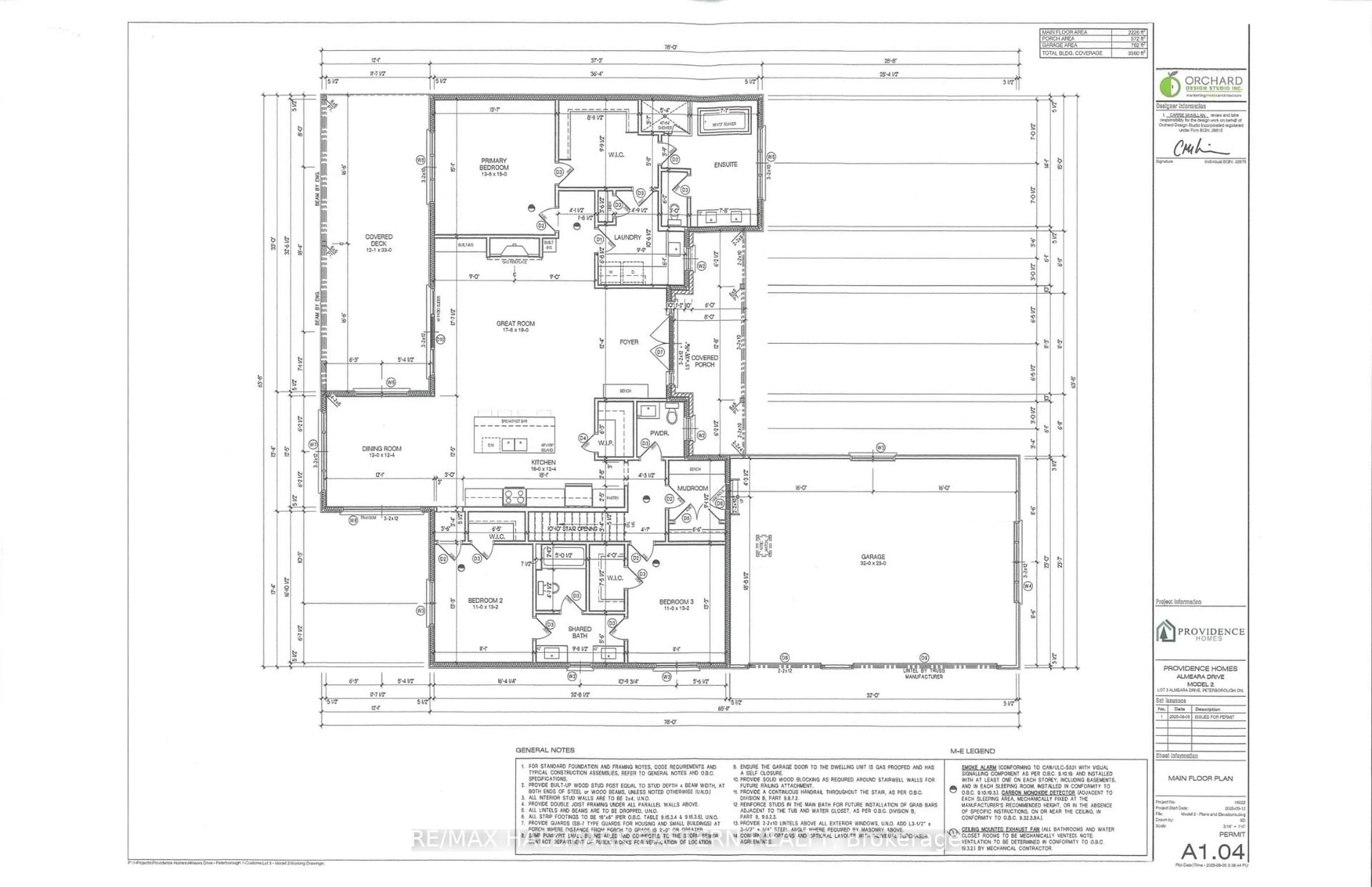 Floor plan for 44 Almeara Dr, Otonabee-South Monaghan Ontario K9J 6Y3
