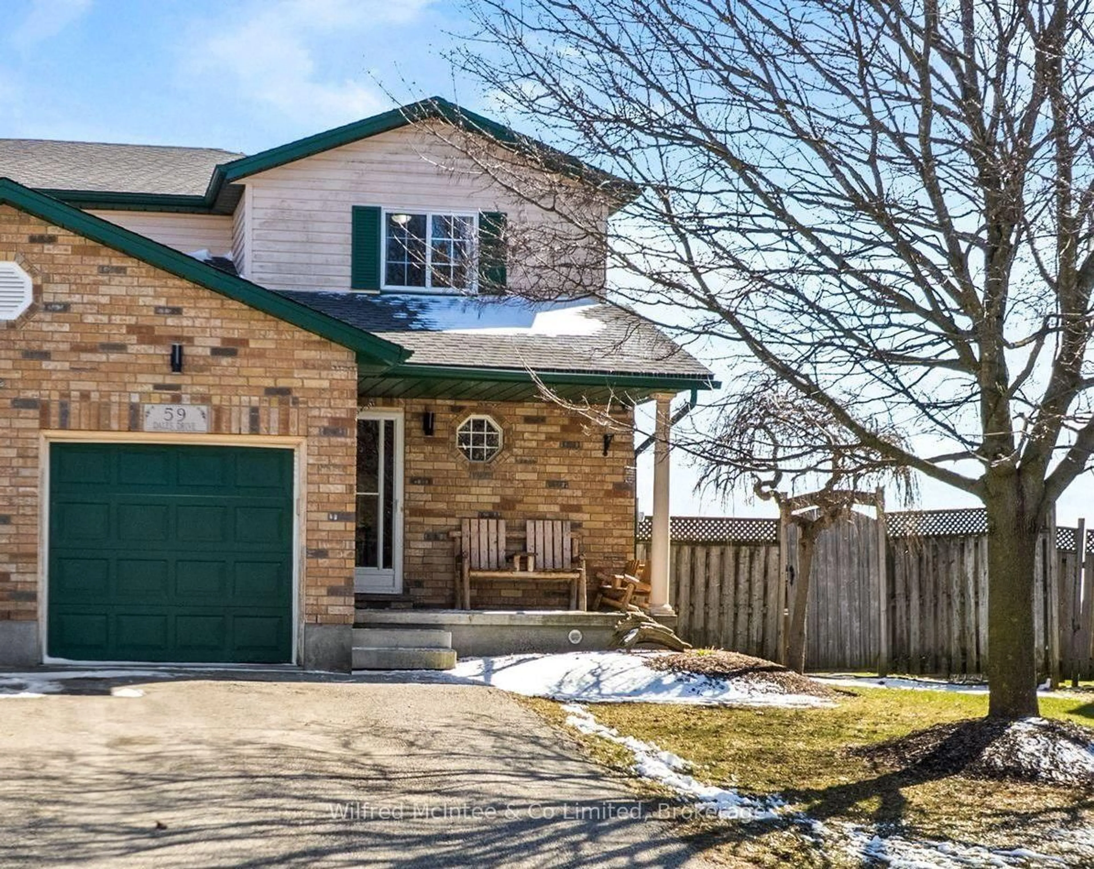 Home with brick exterior material, street for 59 Dales Dr, Mapleton Ontario N0G 1P0