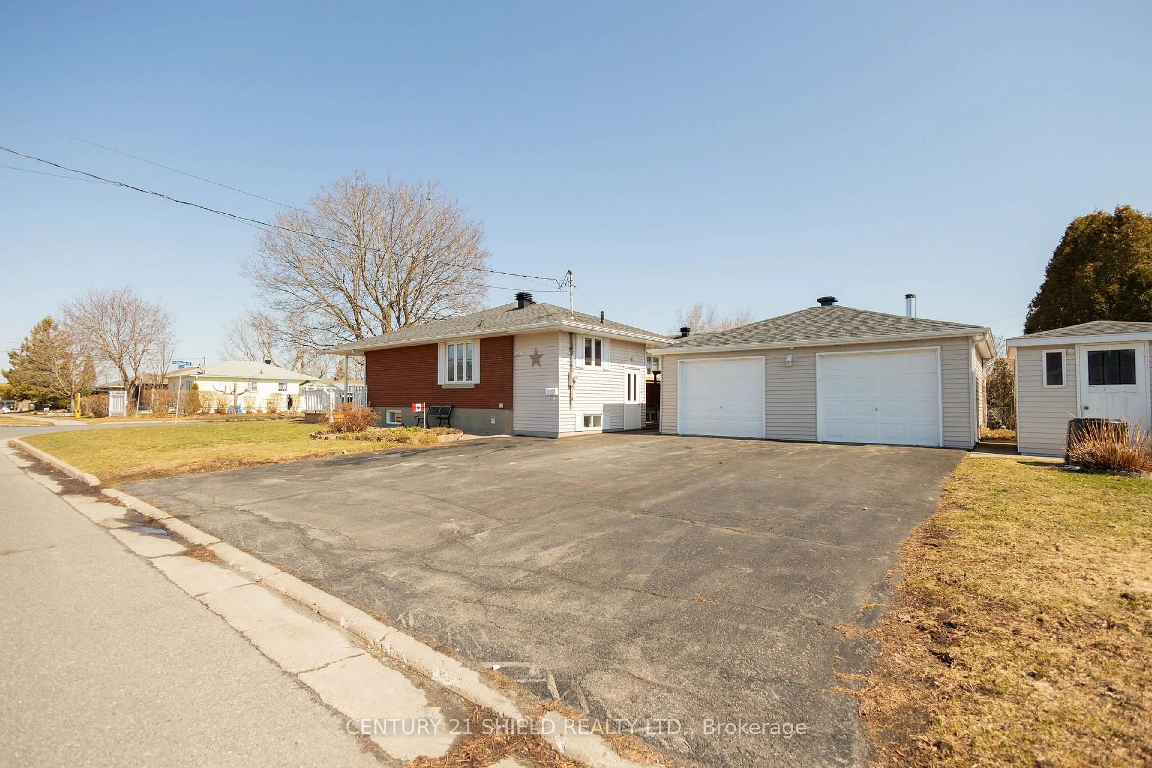 A pic from outside/outdoor area/front of a property/back of a property/a pic from drone, street for 247 15th St. W St, Cornwall Ontario K6J 3K2