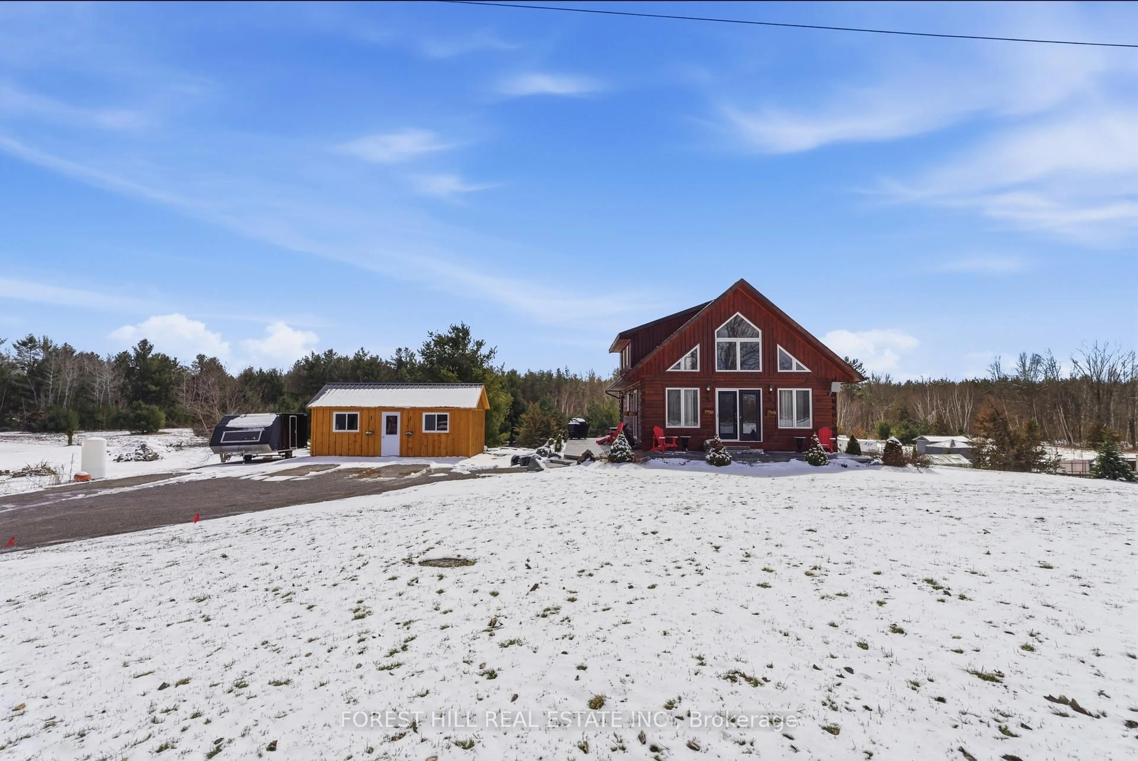 A pic from outside/outdoor area/front of a property/back of a property/a pic from drone, unknown for 1825 Trent River Rd, Trent Hills Ontario K0L 1Z0