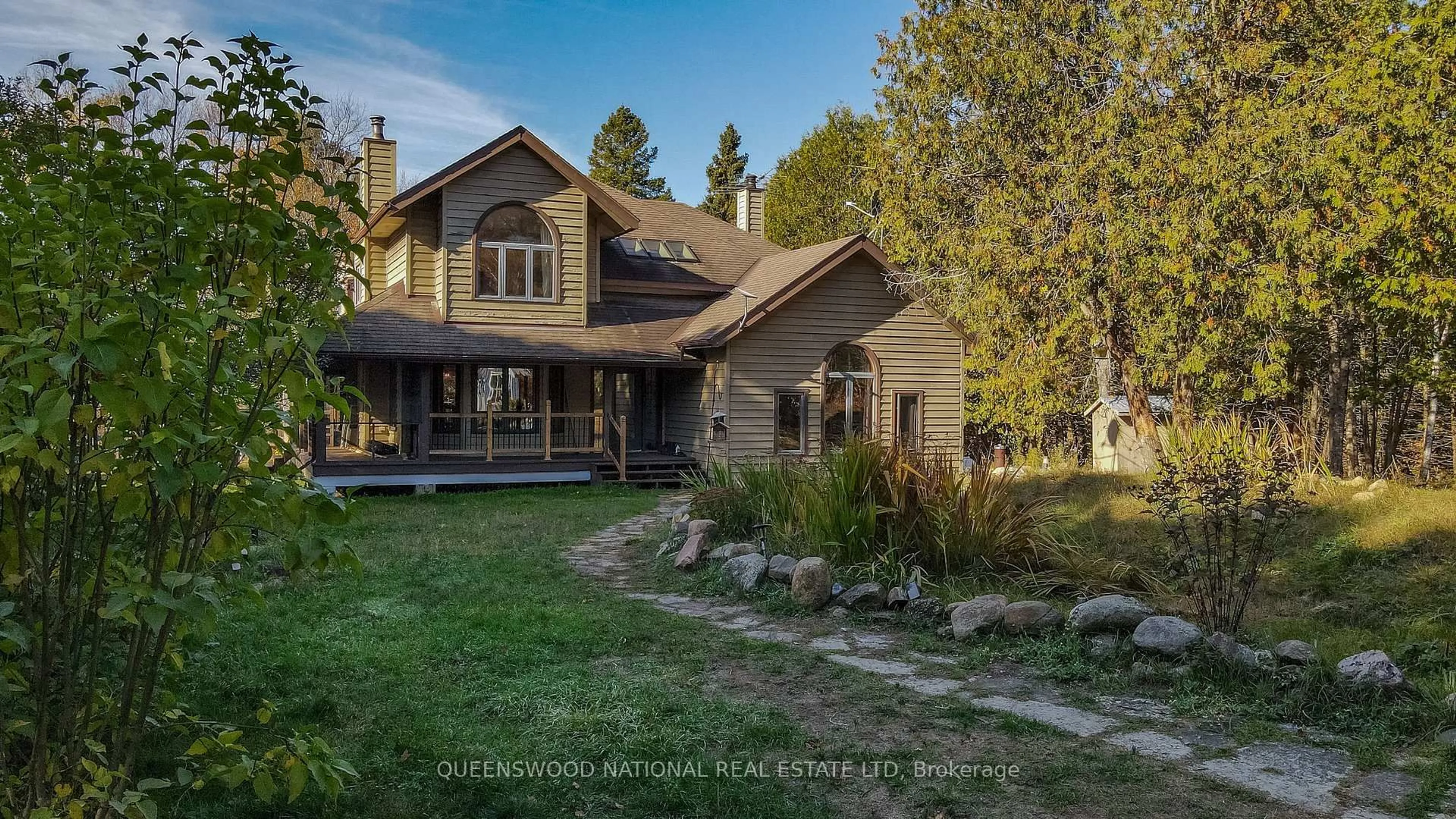 A pic from outside/outdoor area/front of a property/back of a property/a pic from drone, mountain view for 3130 Letterkenny Rd, Wilno Ontario K0J 2N0