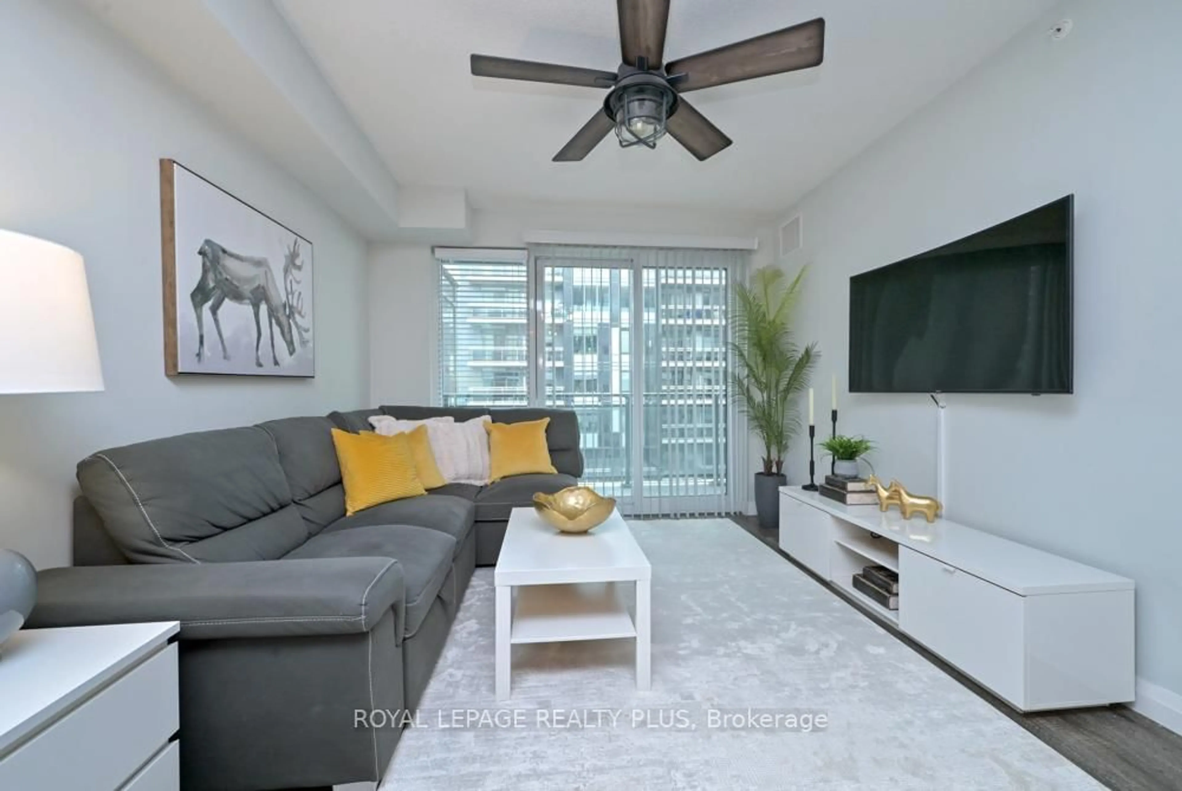 Living room with furniture, unknown for 53 Arthur St #614, Guelph Ontario N1E 0S6