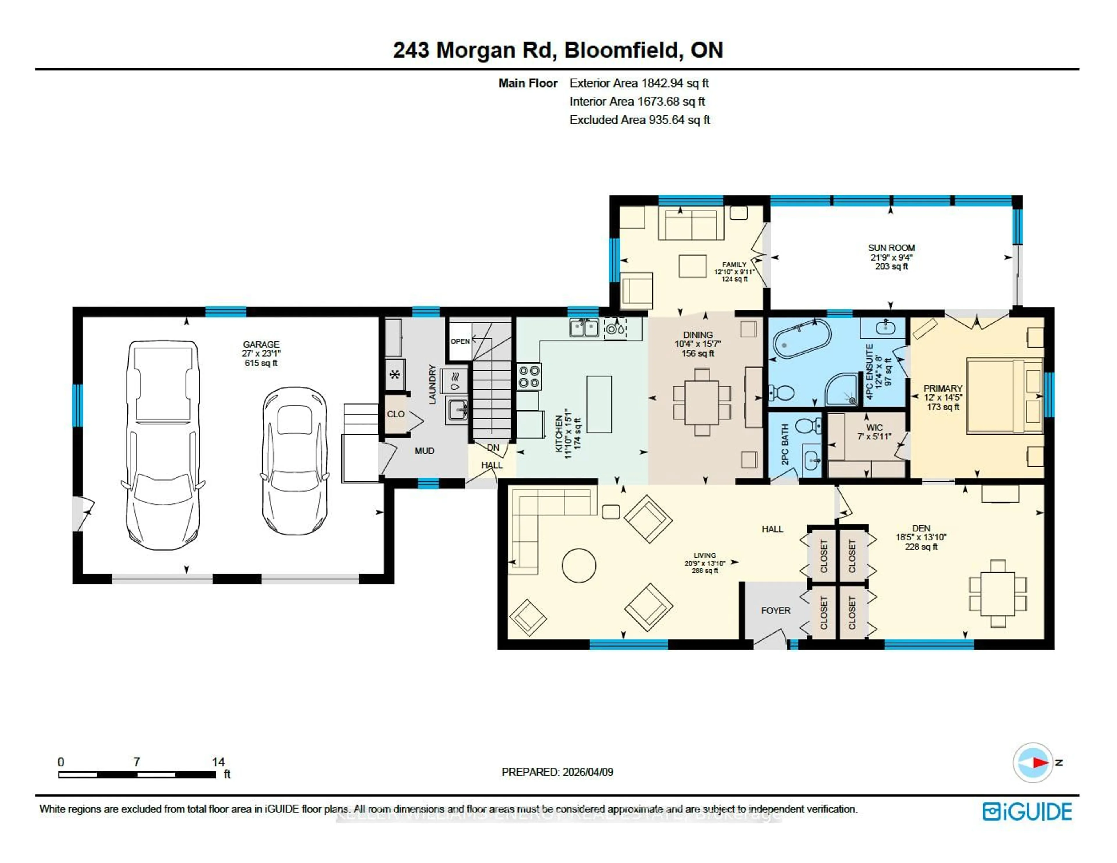 Floor plan for 243 Morgan Rd, Prince Edward County Ontario K0K 1G0