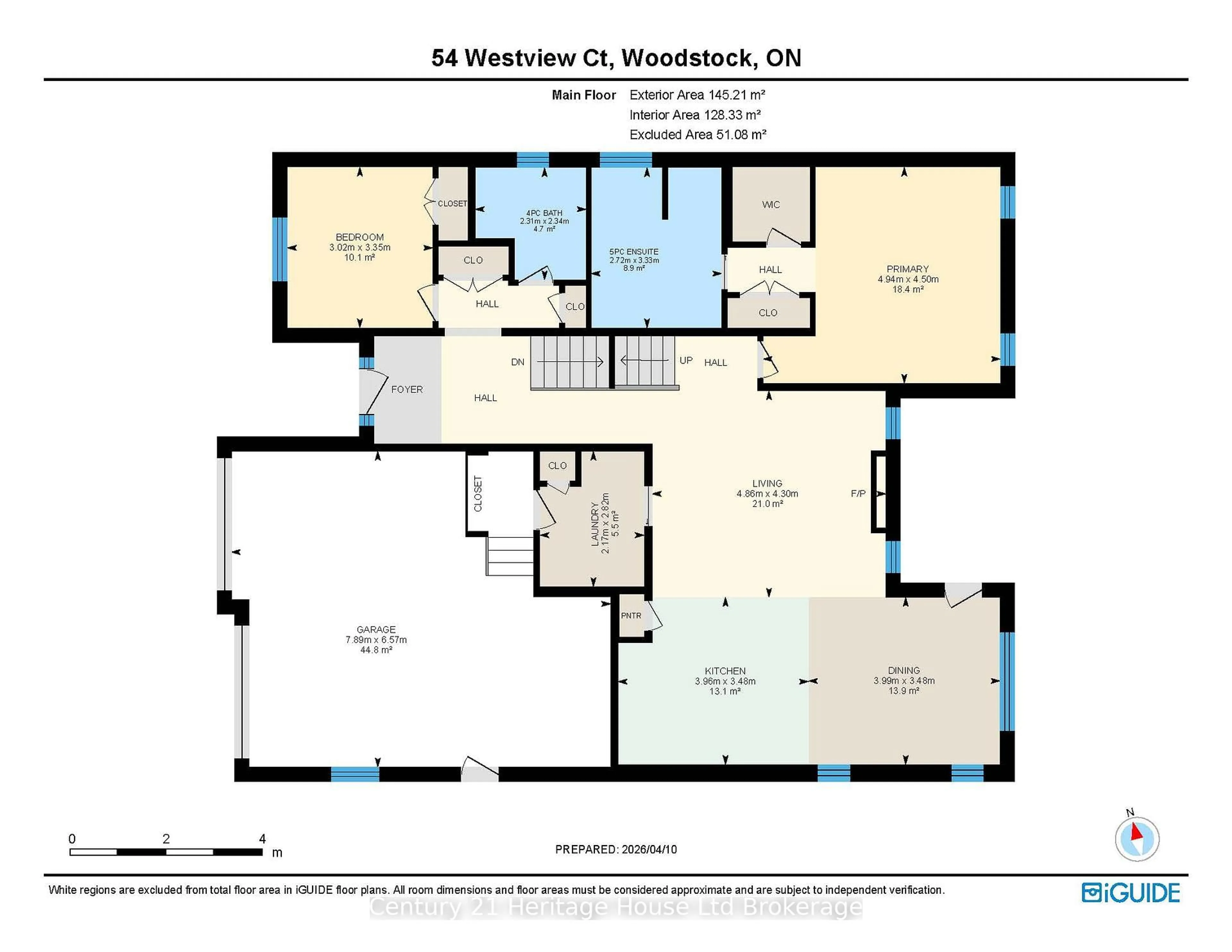 Floor plan for 54 Westview Crt, Woodstock Ontario N4T 0B8
