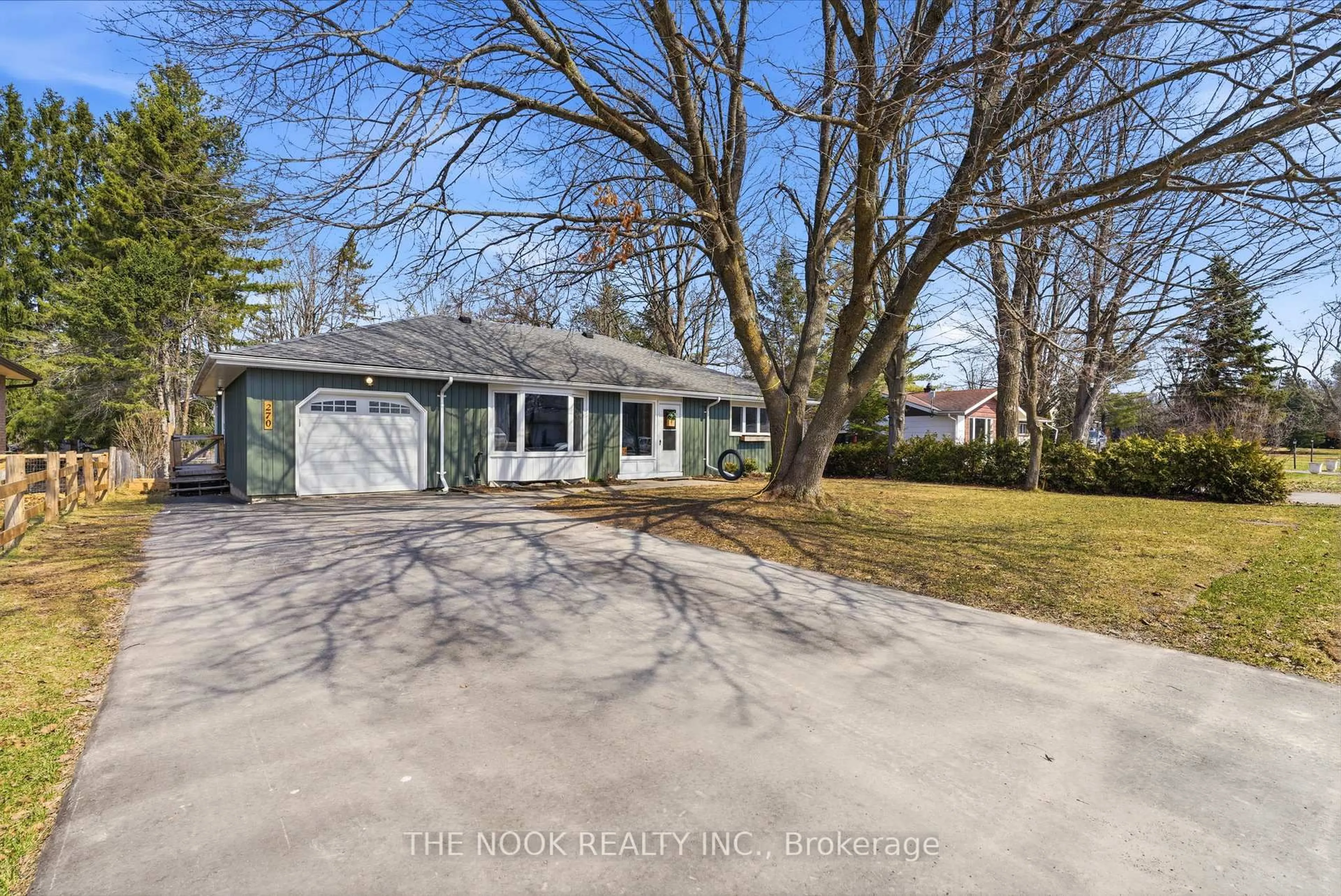 A pic from outside/outdoor area/front of a property/back of a property/a pic from drone, street for 270 St. Lawrence St, Madoc Ontario K0K 2K0