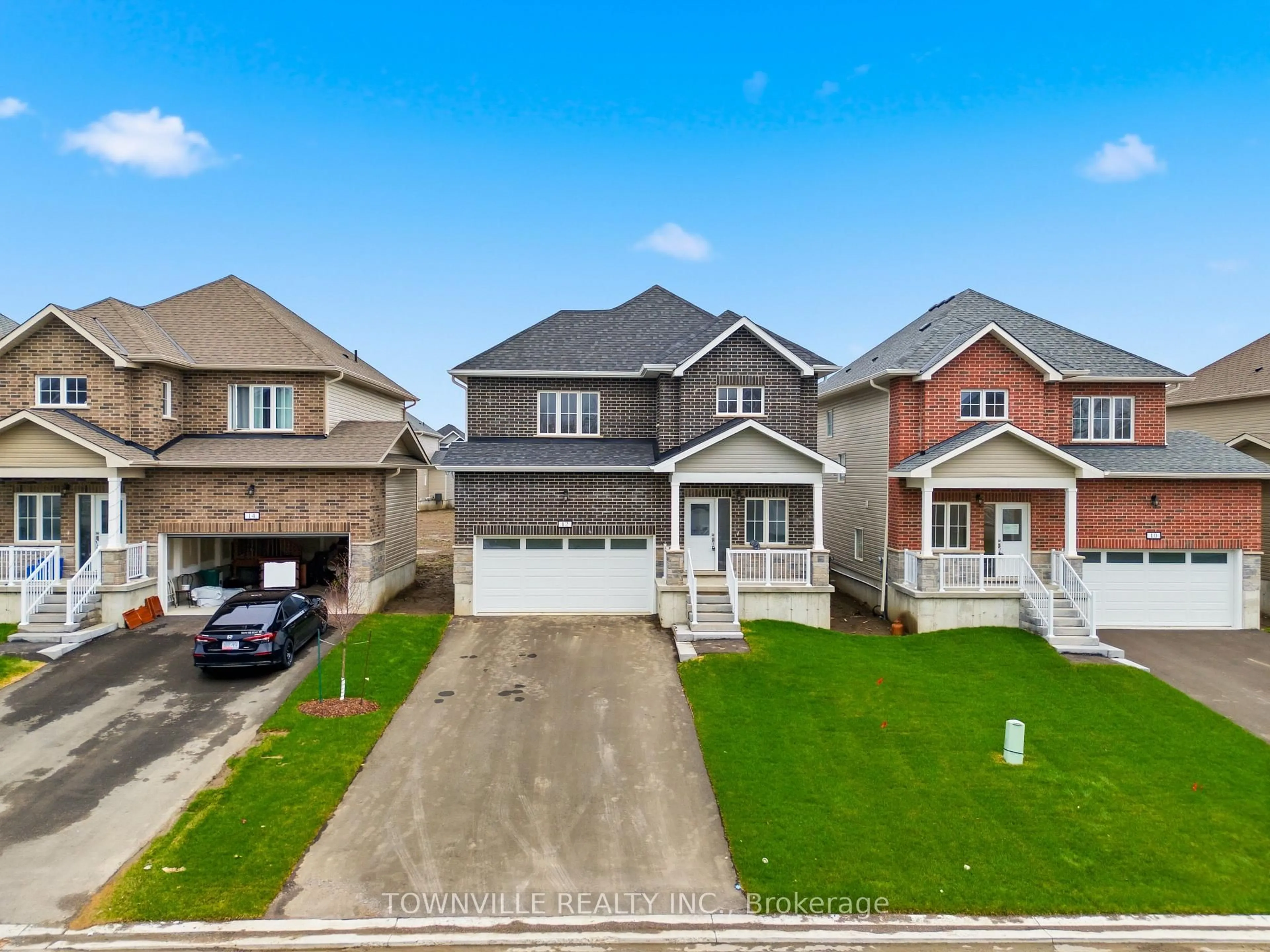 A pic from outside/outdoor area/front of a property/back of a property/a pic from drone, street for 12 Bradden Cres, Belleville Ontario K8N 0T8