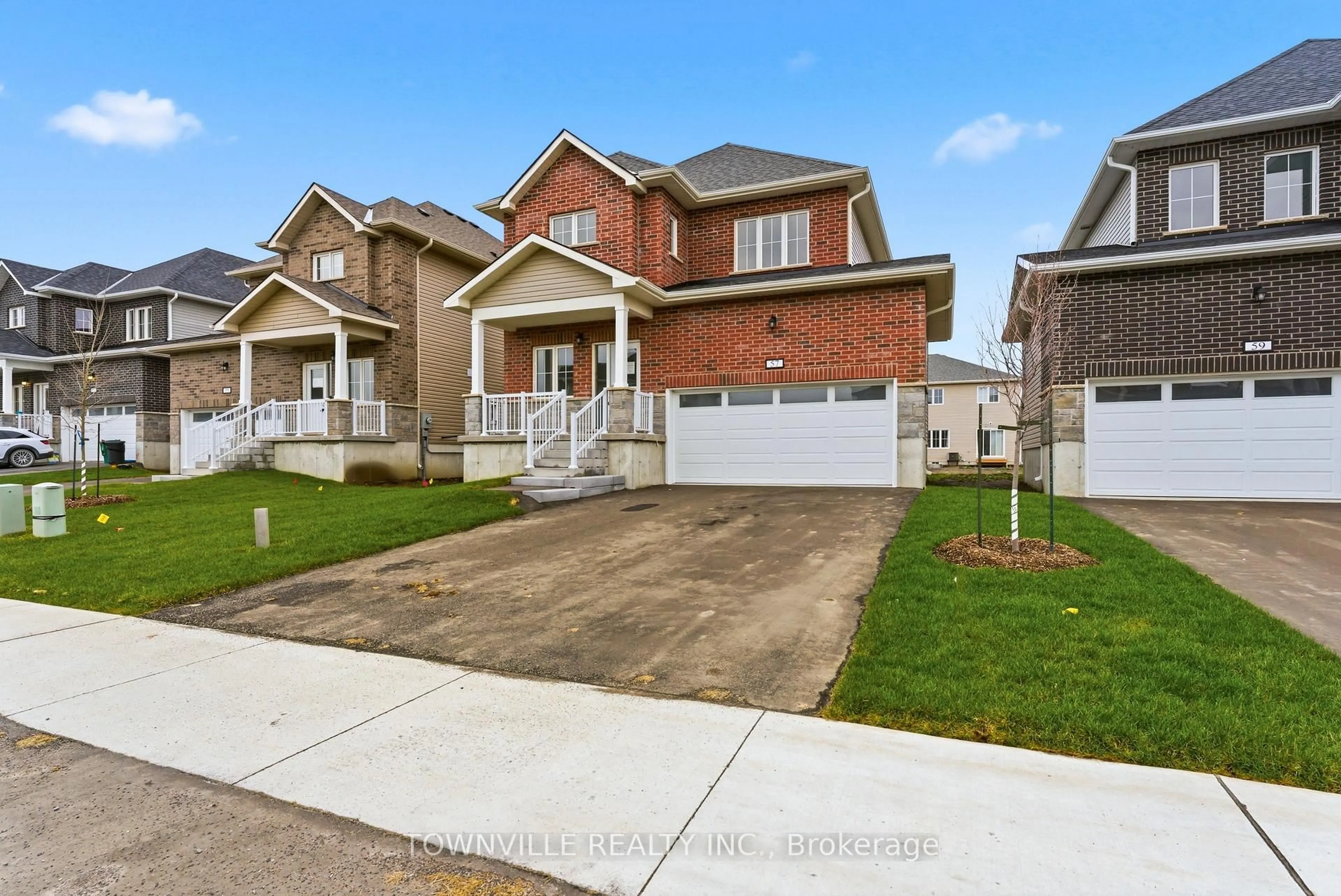 Home with brick exterior material, street for 57 Bradden Cres, Belleville Ontario K8N 0T7