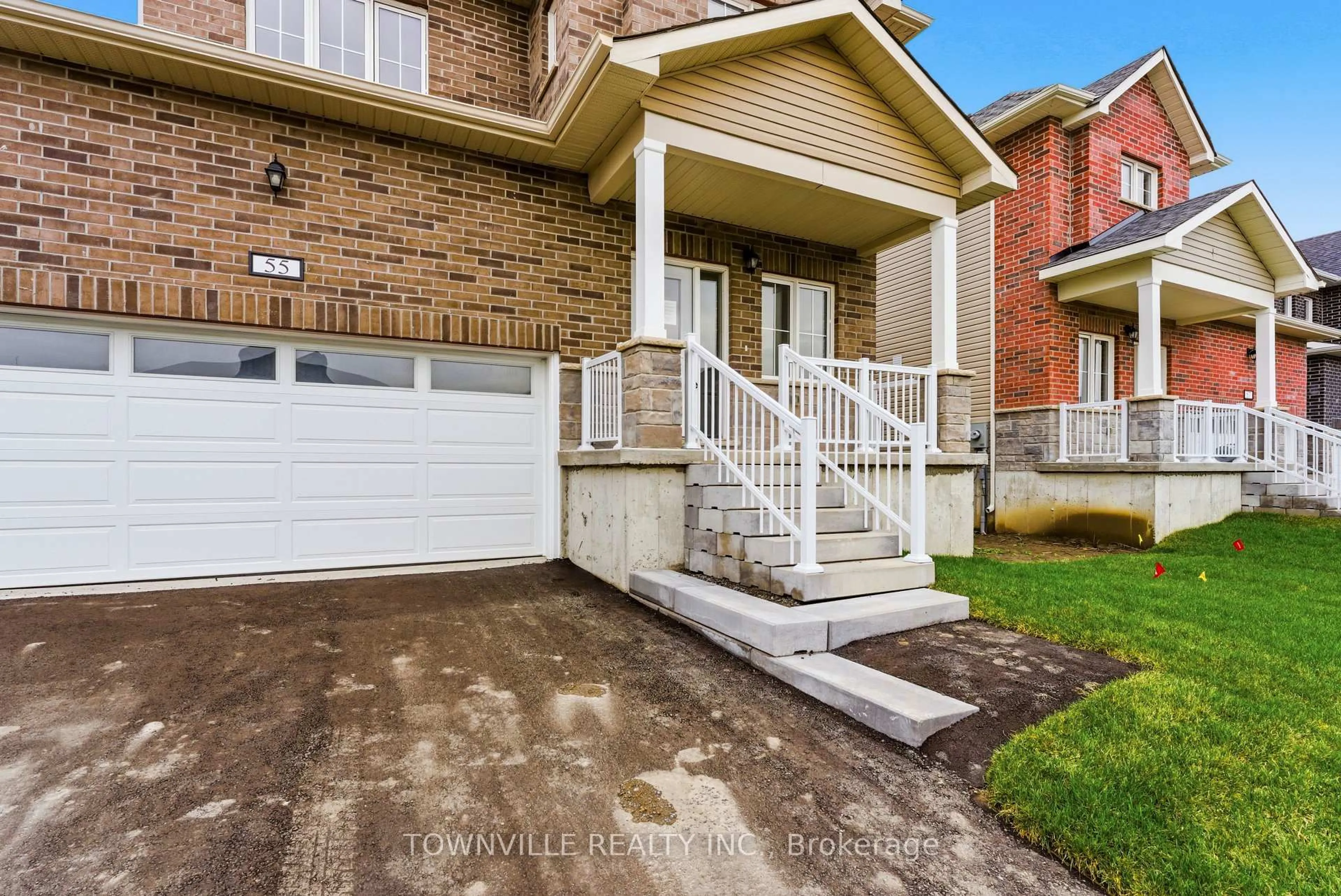 Home with brick exterior material, street for 55 Bradden Cres, Belleville Ontario K8N 0T7