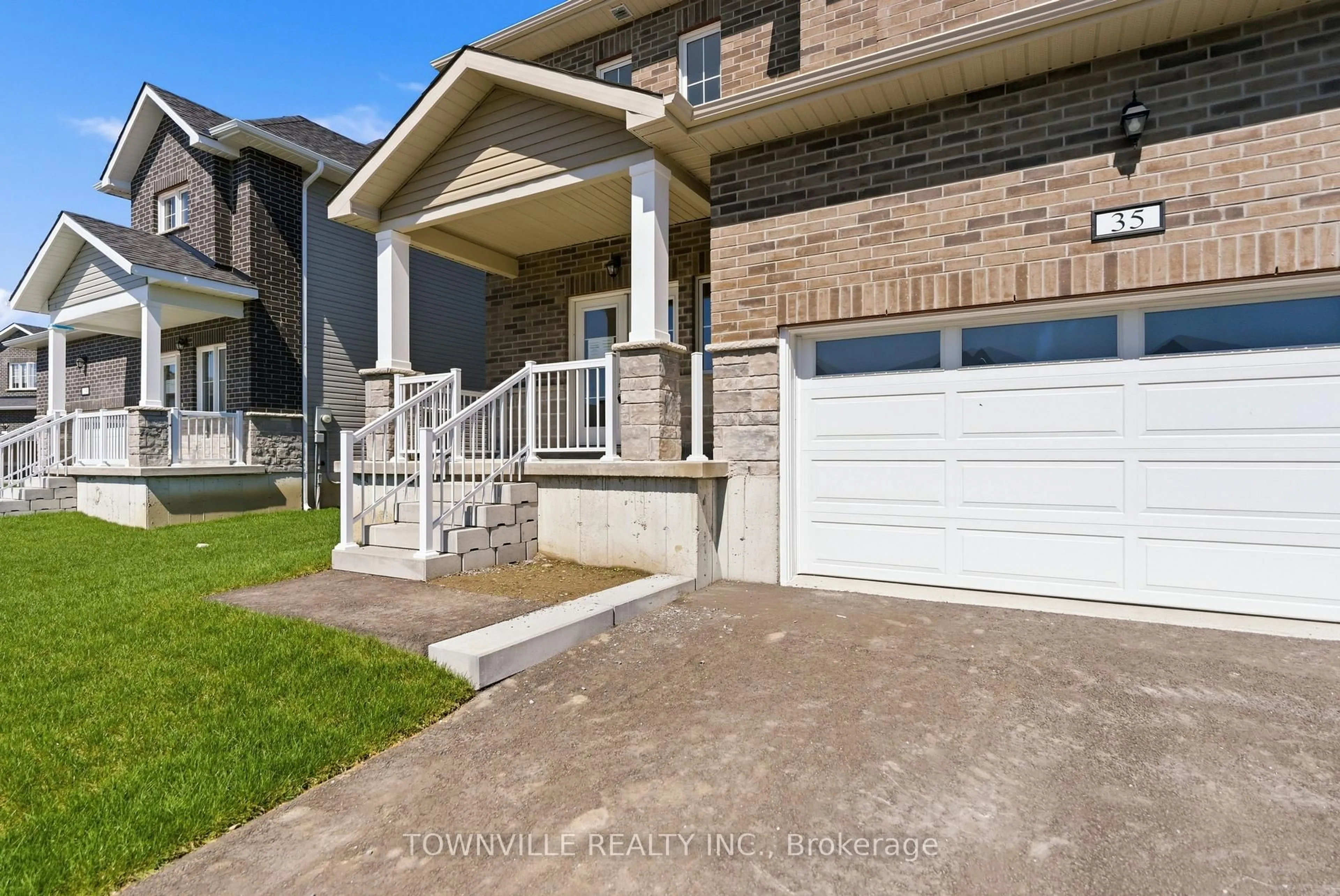 Home with brick exterior material, street for 35 Bradden Cres, Belleville Ontario K8N 0T8