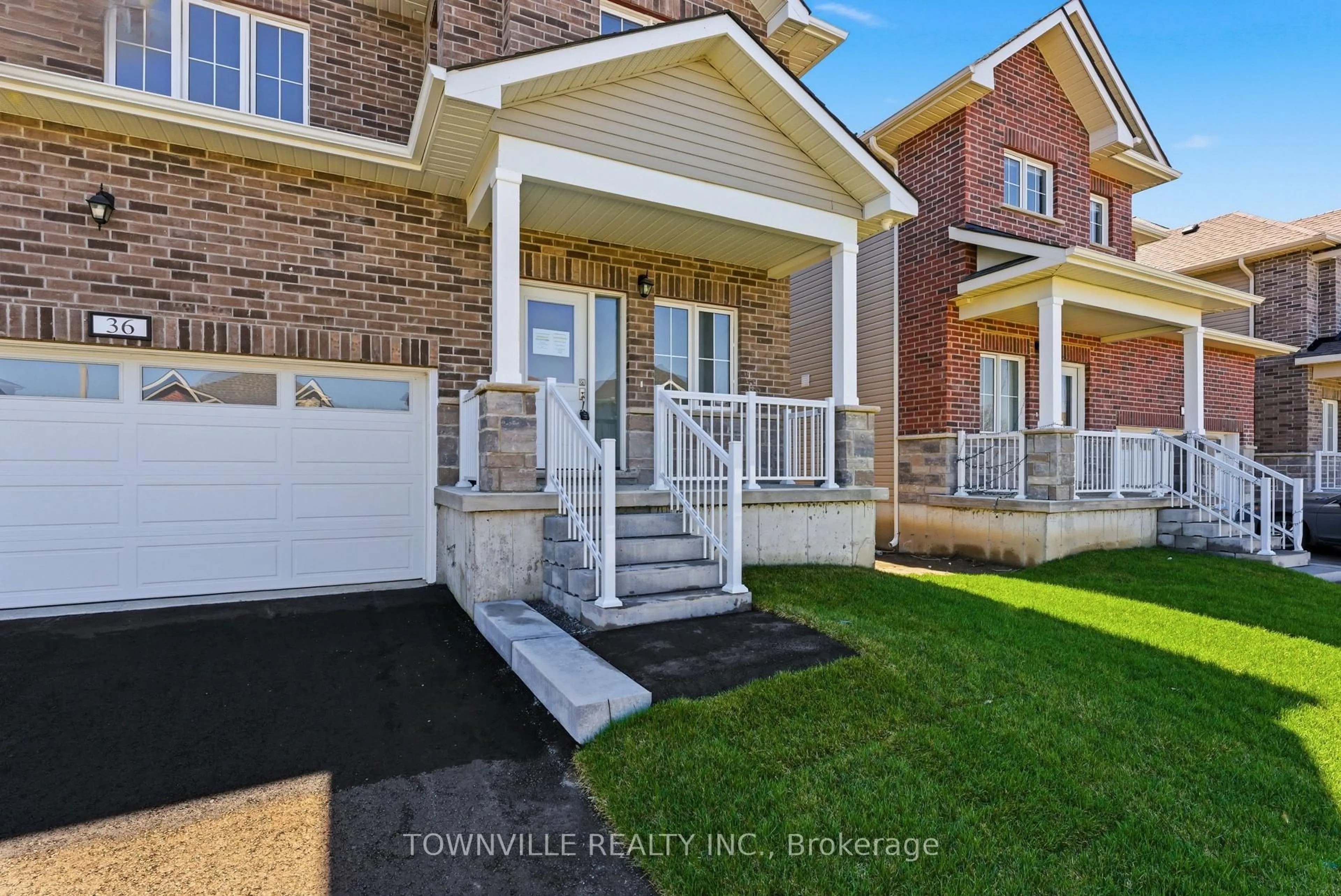 Home with brick exterior material, street for 36 Bradden Cres, Belleville Ontario K8N 0T8