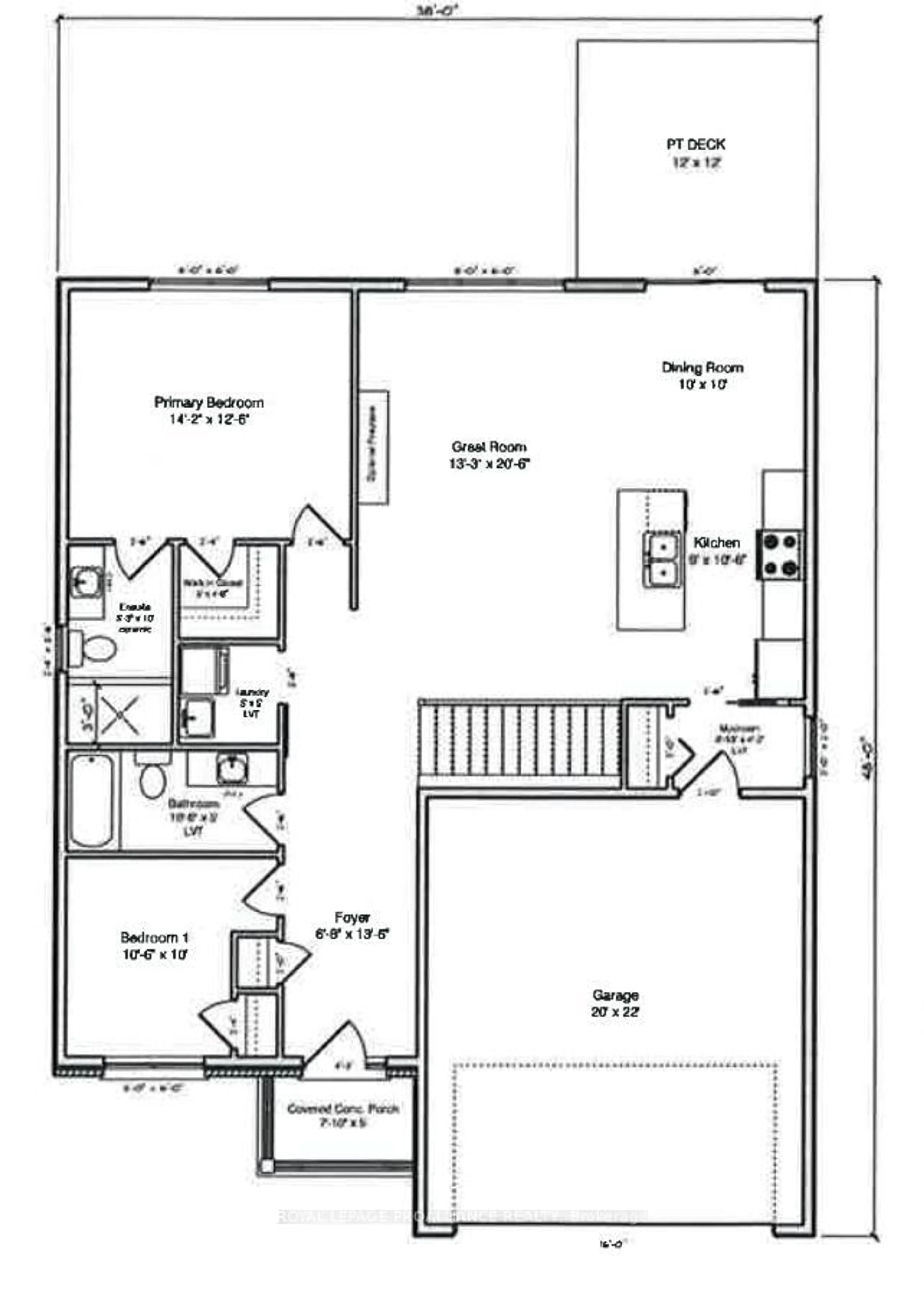 Floor plan for 25 Deerview Dr, Ingleside Ontario K8V 5P4
