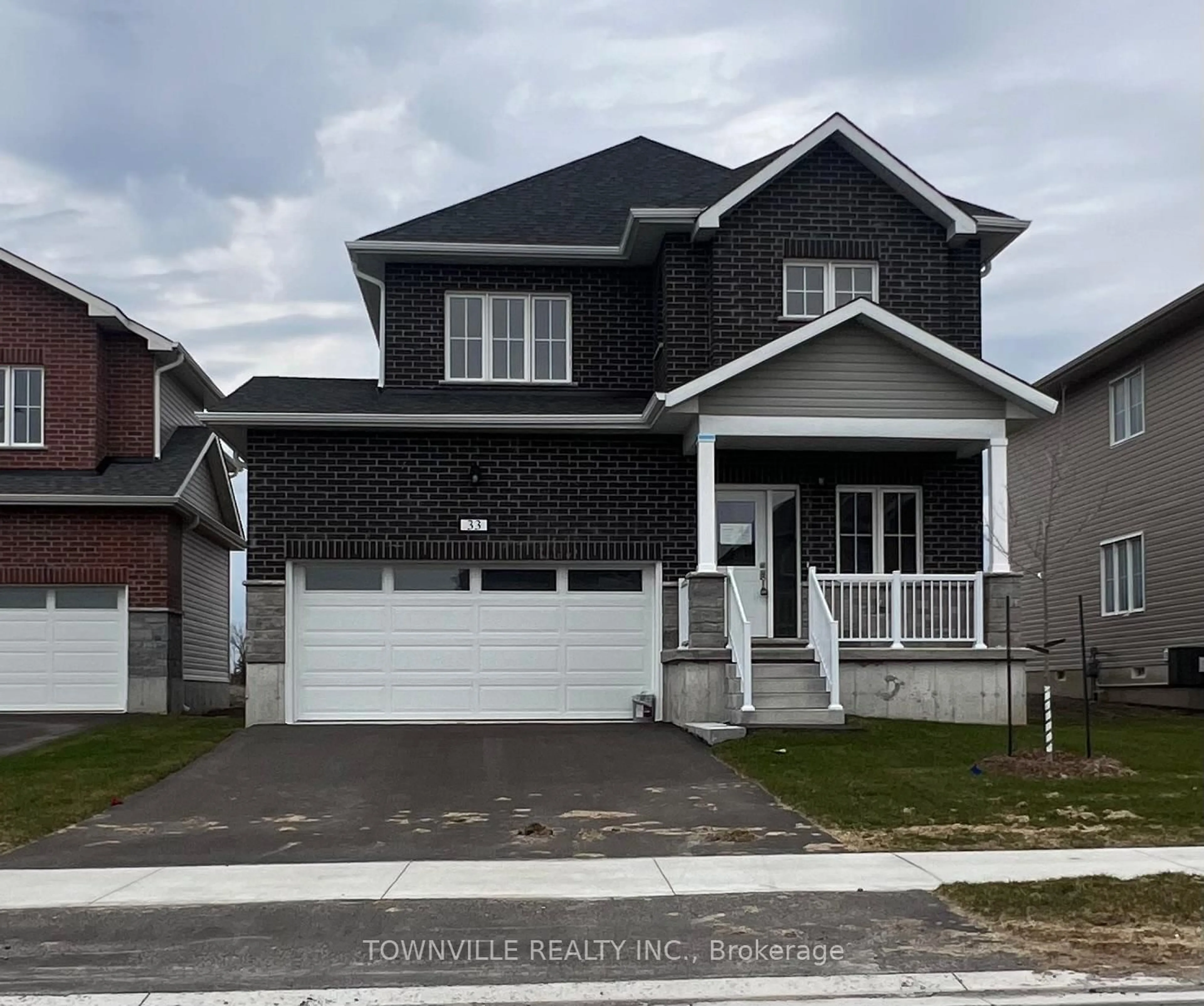 Home with vinyl exterior material, street for 33 Bradden Cres, Belleville Ontario K8N 0T8