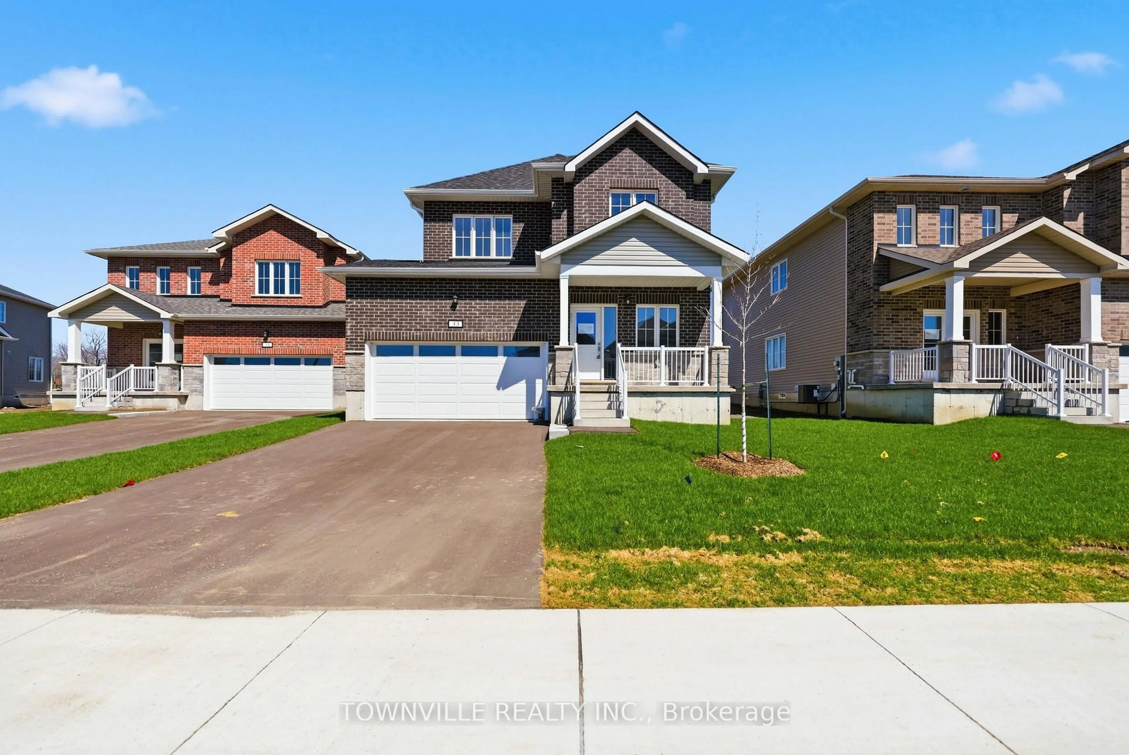 Home with brick exterior material, street for 33 Bradden Cres, Belleville Ontario K8N 0T8