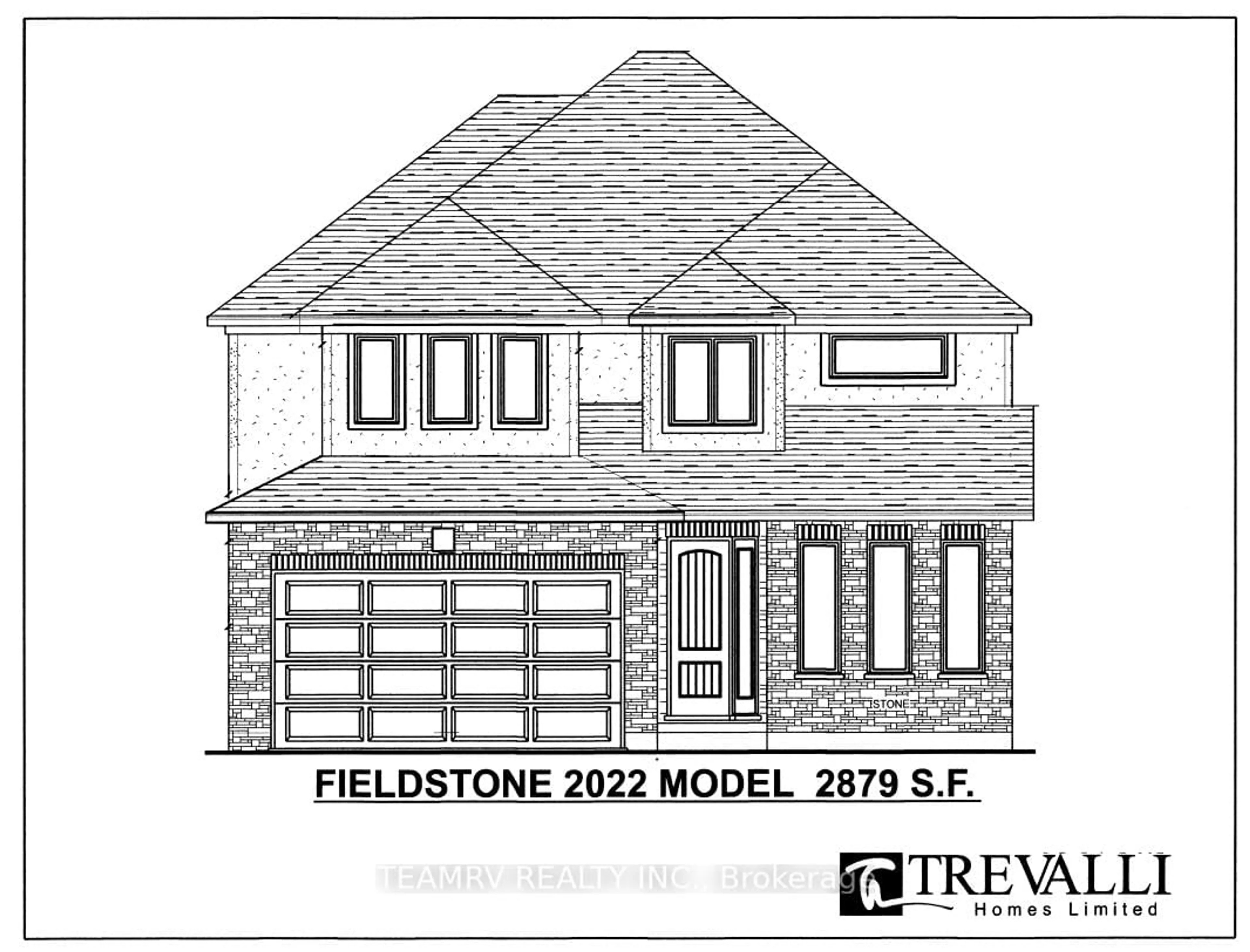 Home with brick exterior material, building for 490 Masters Dr, Woodstock Ontario N4T 0N4