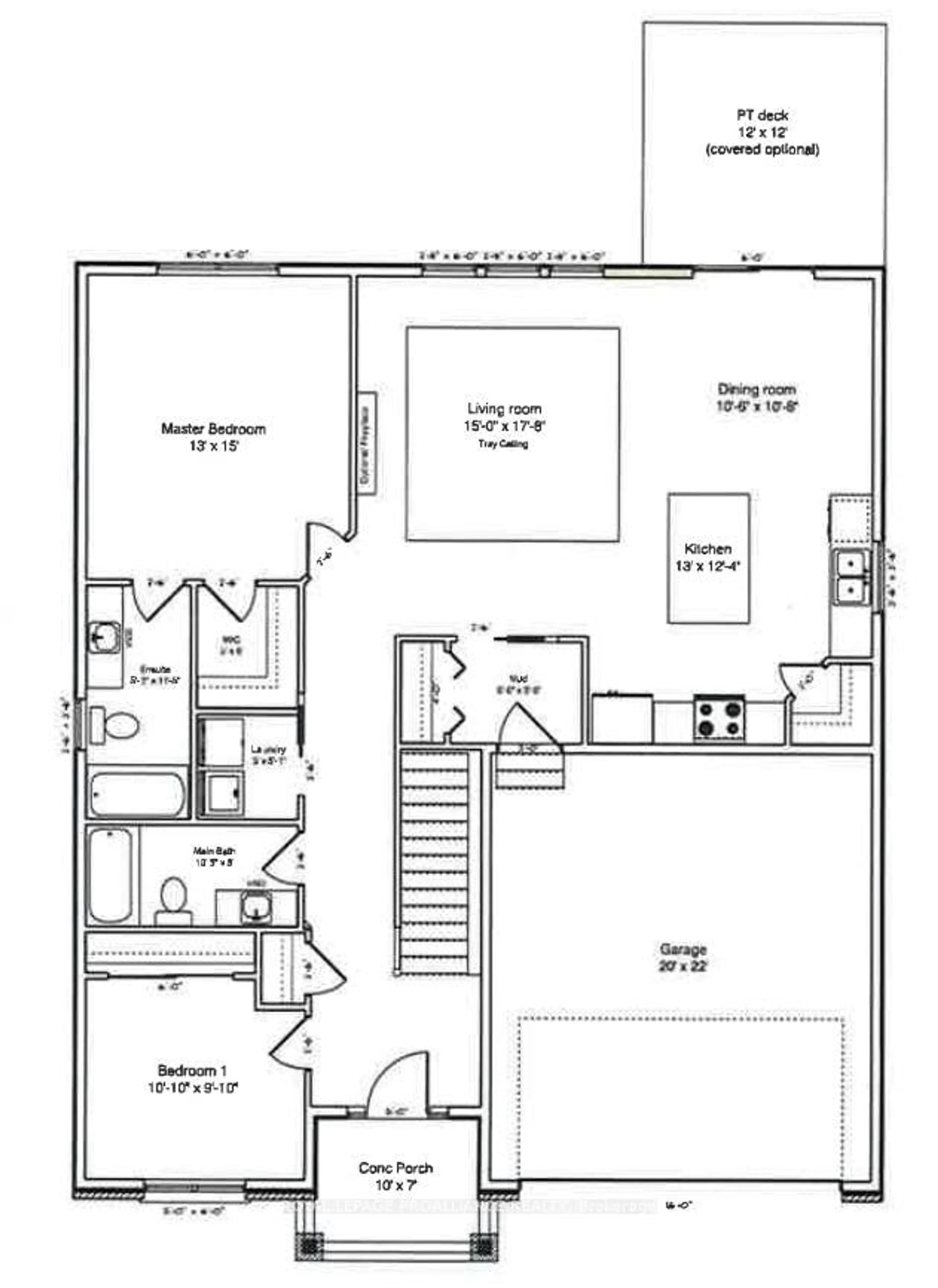Floor plan for 21 Deerview Dr, Ingleside Ontario K8V 5P4