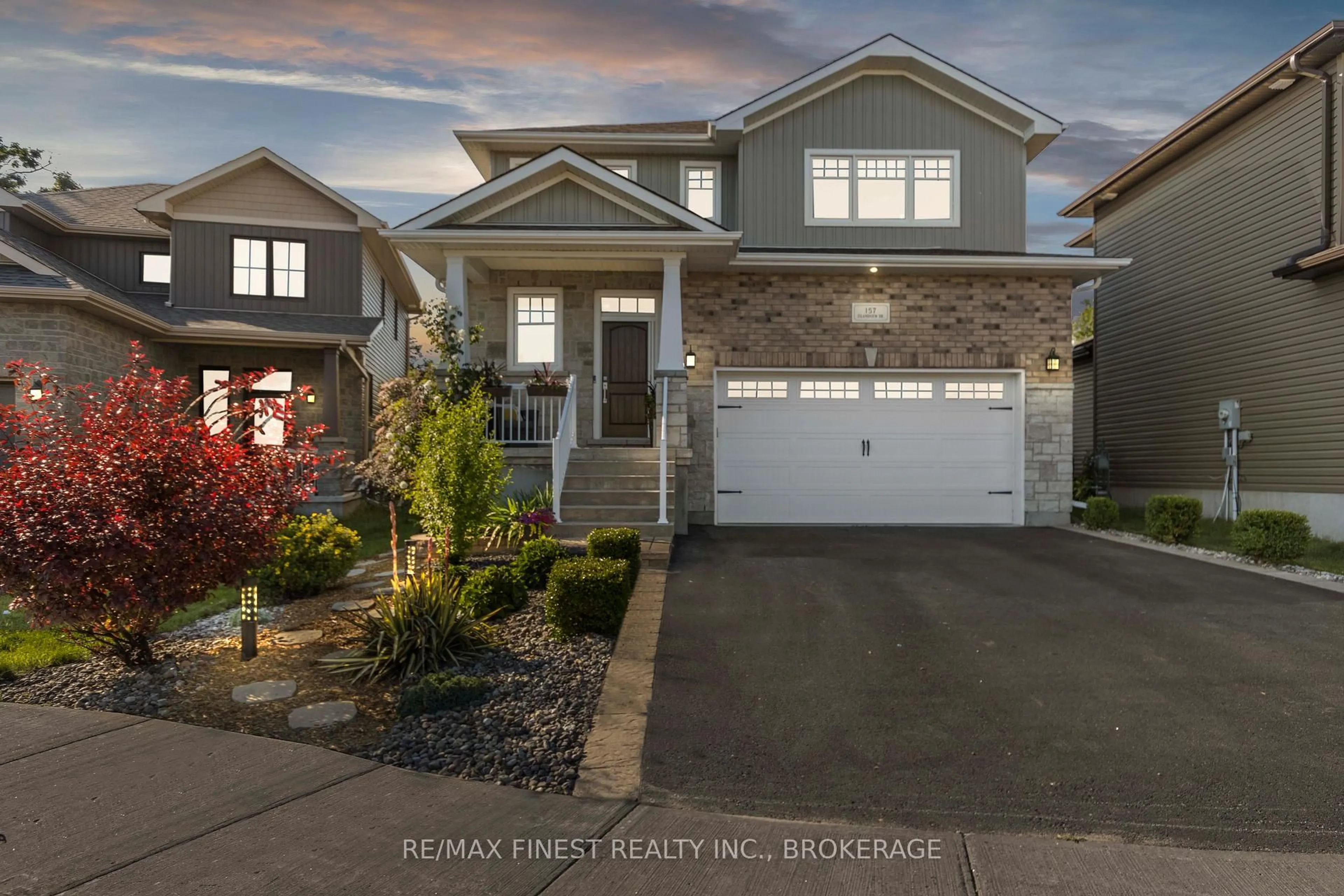 Home with vinyl exterior material, street for 157 Islandview Dr, Amherstview Ontario K7N 0A5