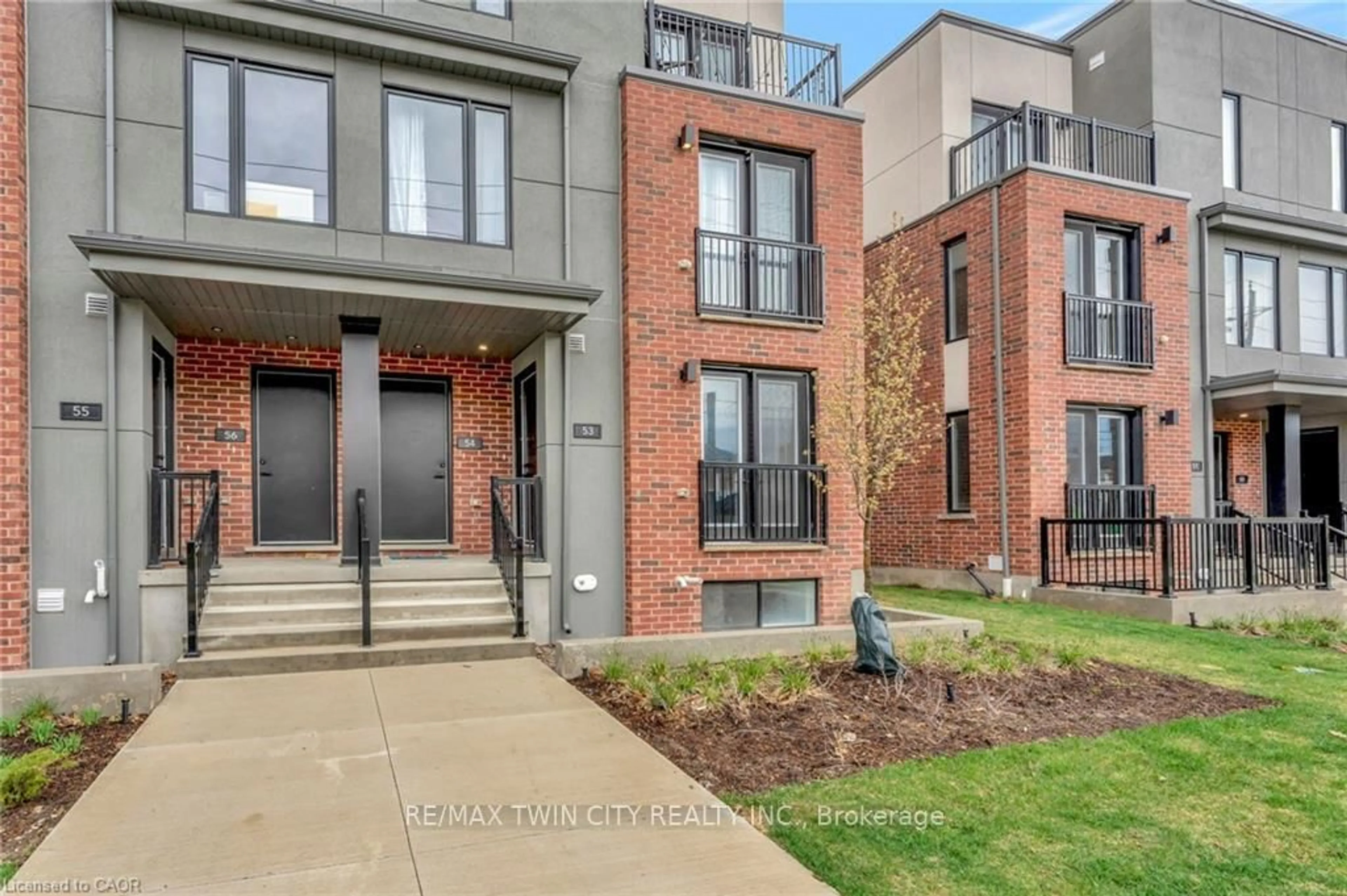 Home with brick exterior material, street for 99 Roger St #53, Waterloo Ontario N2J 0G1