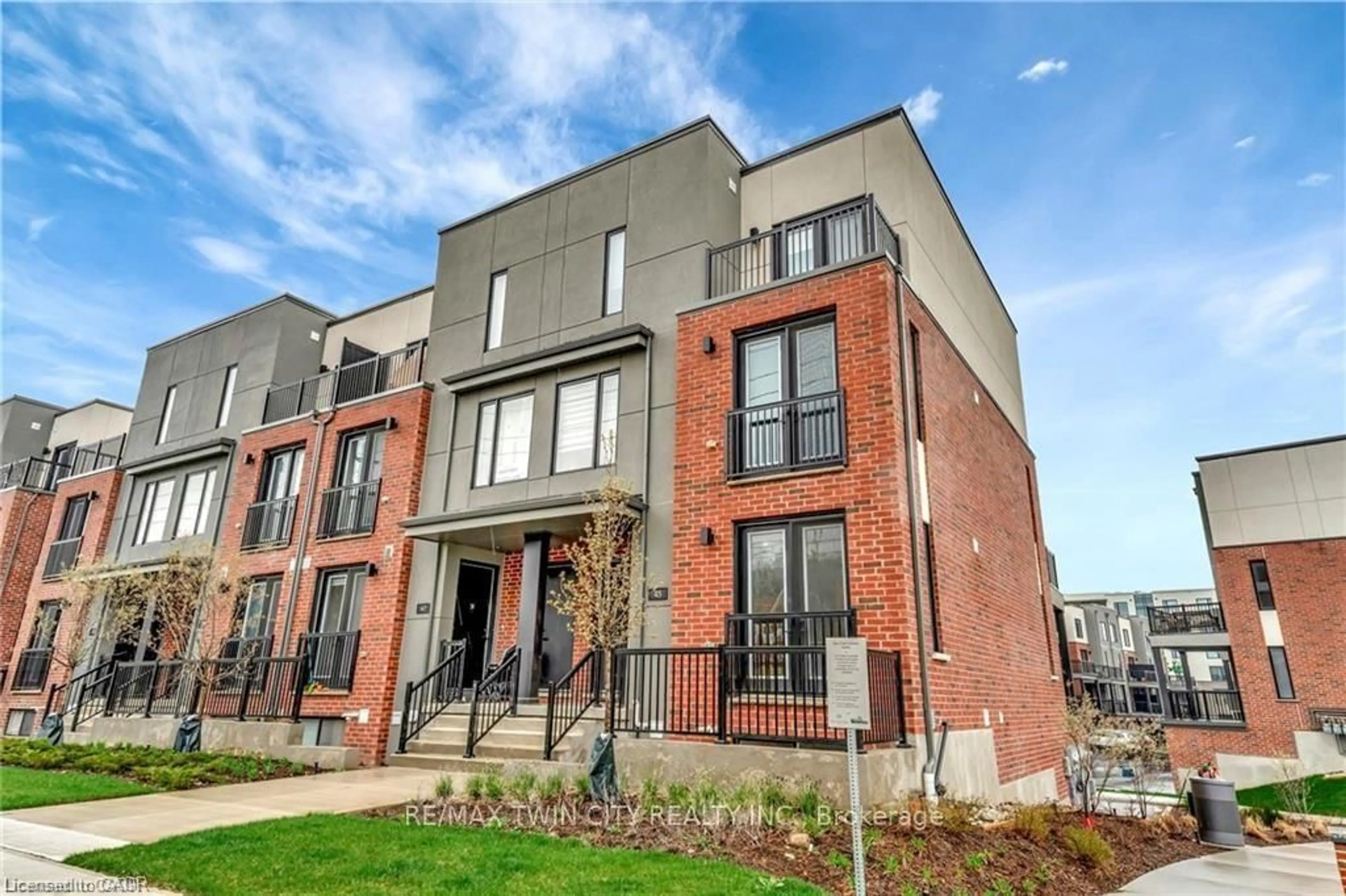 Home with brick exterior material, street for 99 Roger St #45, Waterloo Ontario N2J 0G1