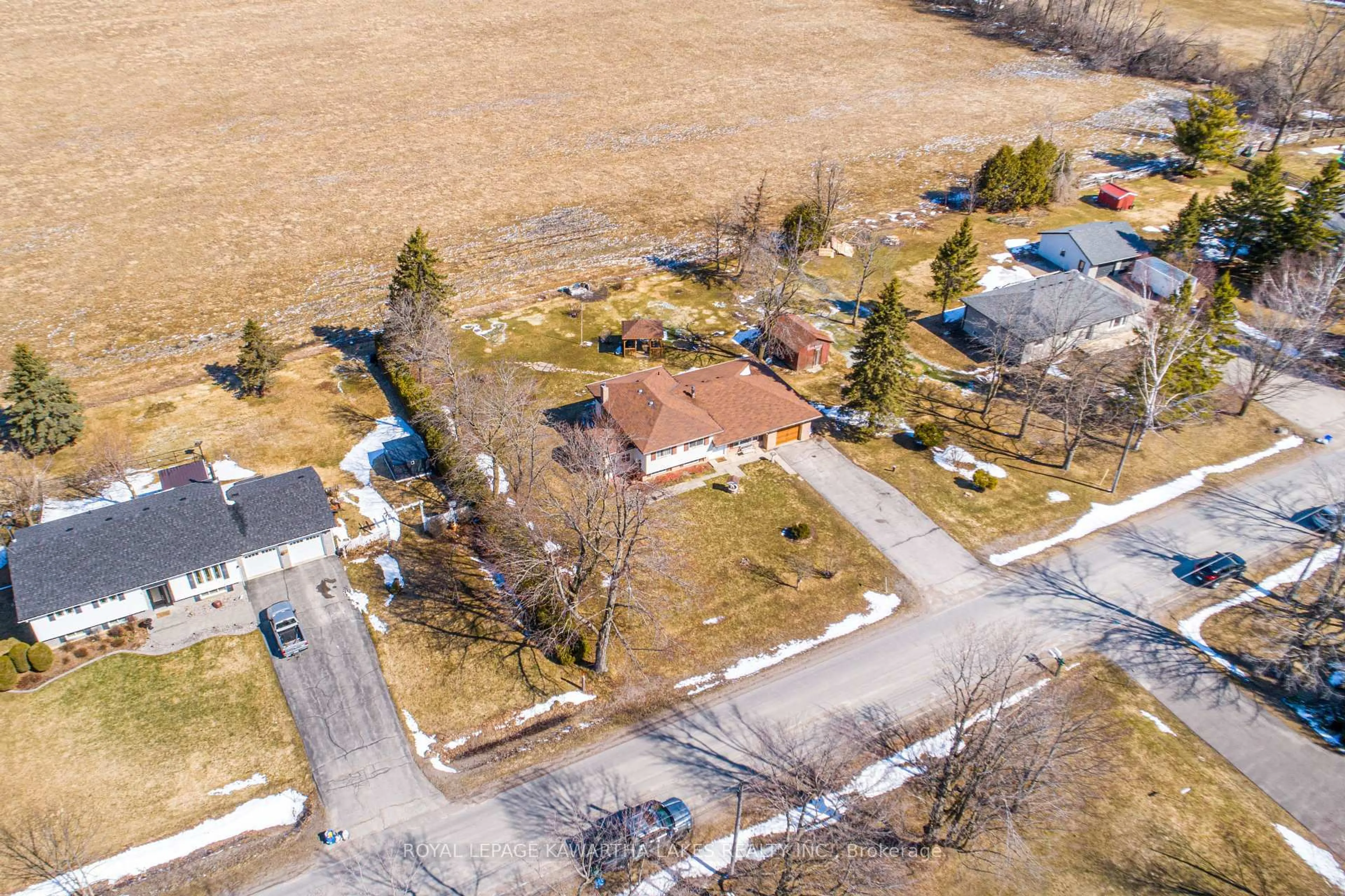 A pic from outside/outdoor area/front of a property/back of a property/a pic from drone, street for 49 Cresswell Rd, Kawartha Lakes Ontario K0M 1J0