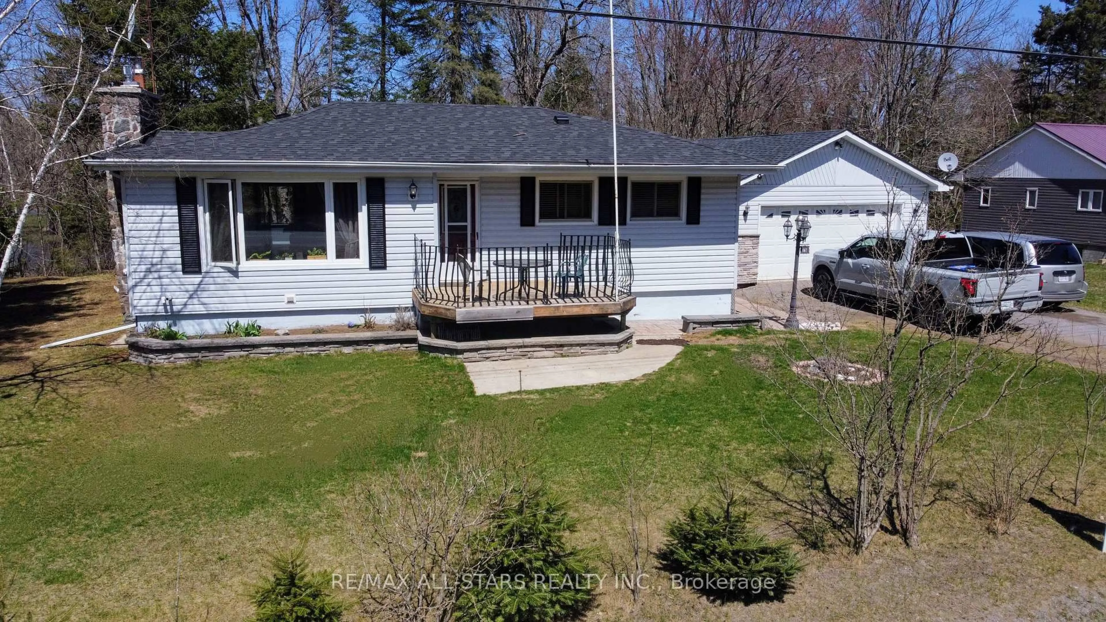 A pic from outside/outdoor area/front of a property/back of a property/a pic from drone, street for 161 McFadden Rd, North Kawartha Ontario K0L 1A0