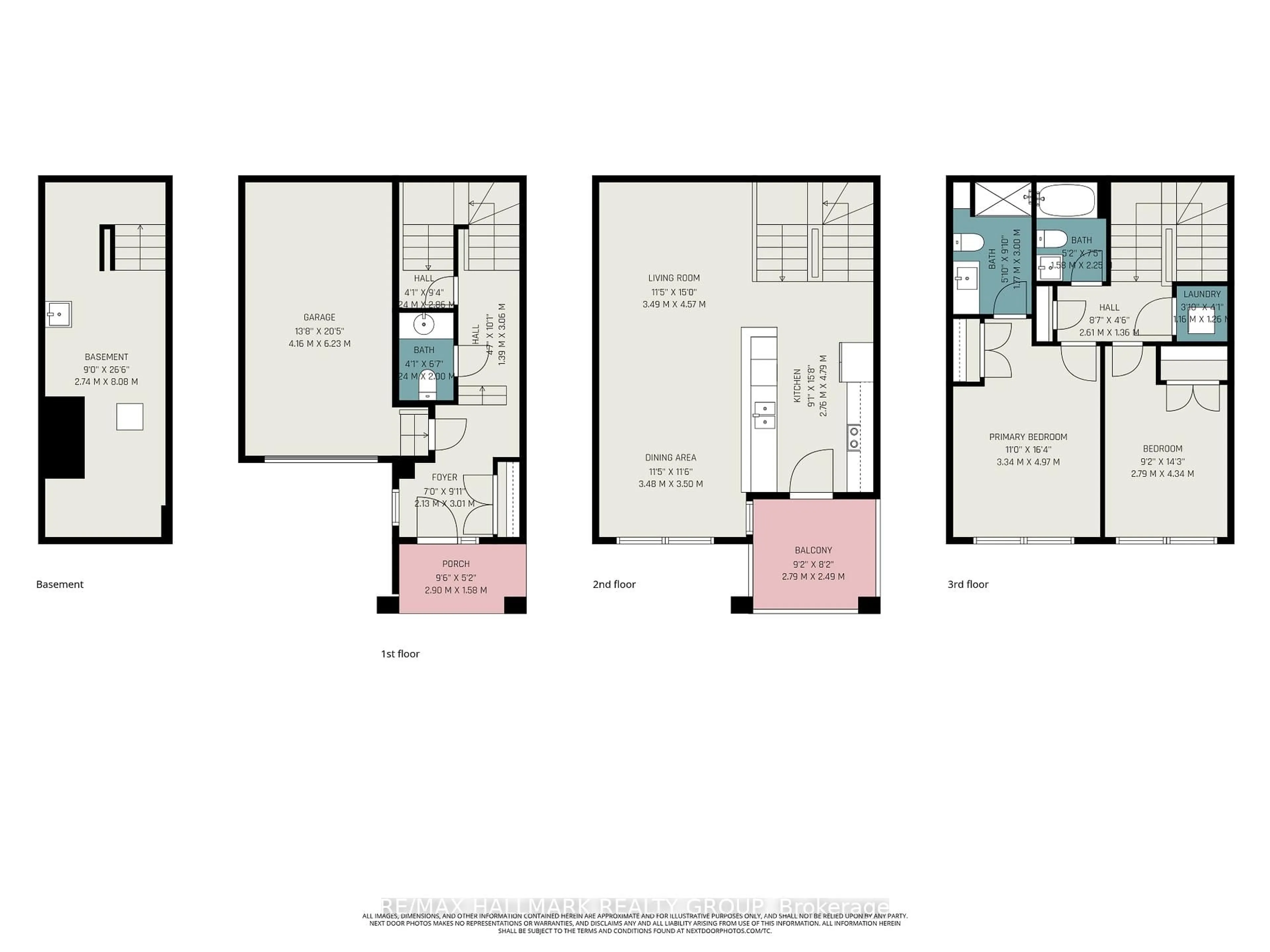 Floor plan for 61 Arinto Pl, Ottawa Ontario K2S 2R7