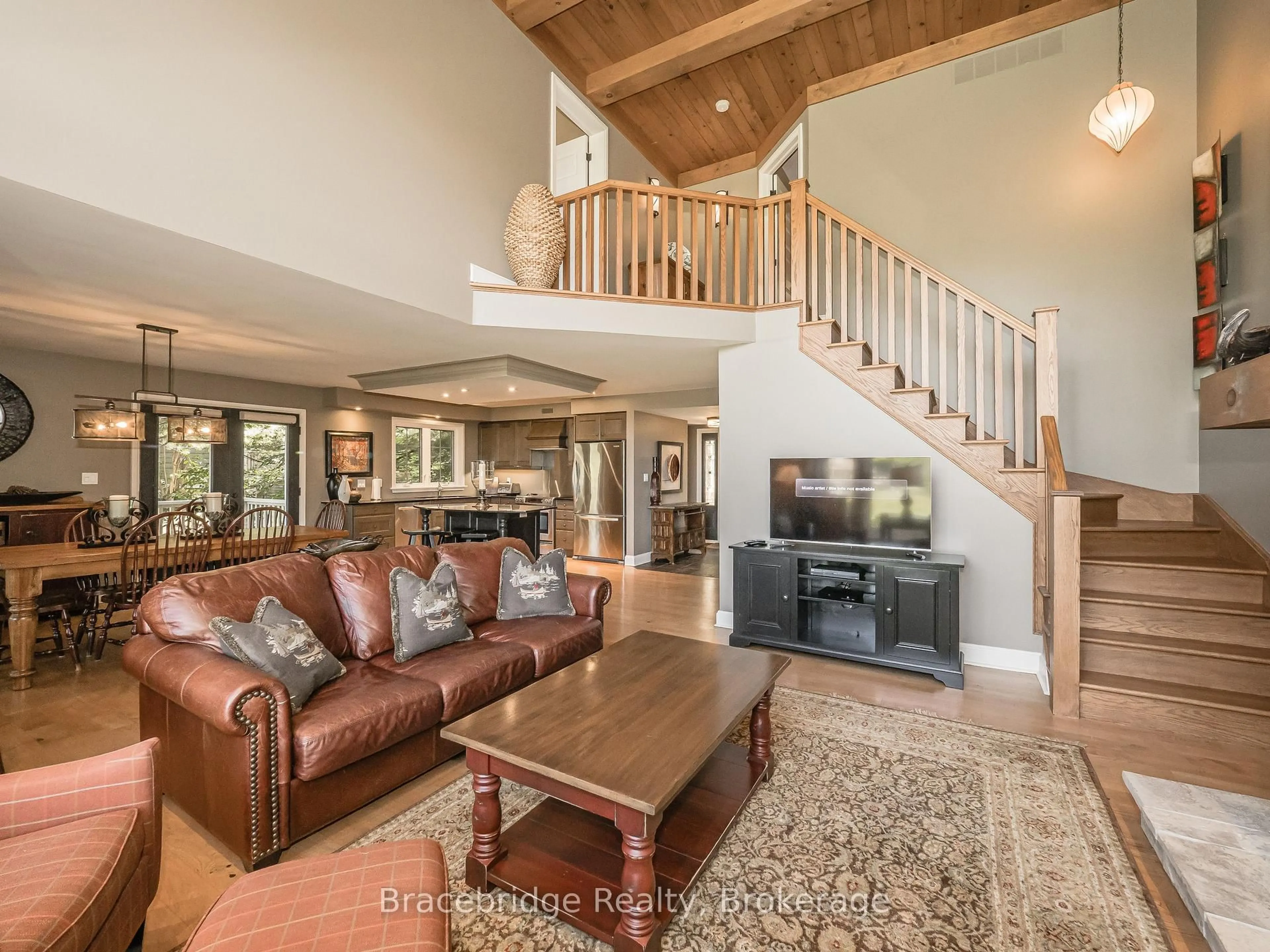 Living room with furniture, unknown for 3876 Muskoka Rd 118 Highway #Sandfield 4 W1, Muskoka Lakes Ontario P0B 1J0