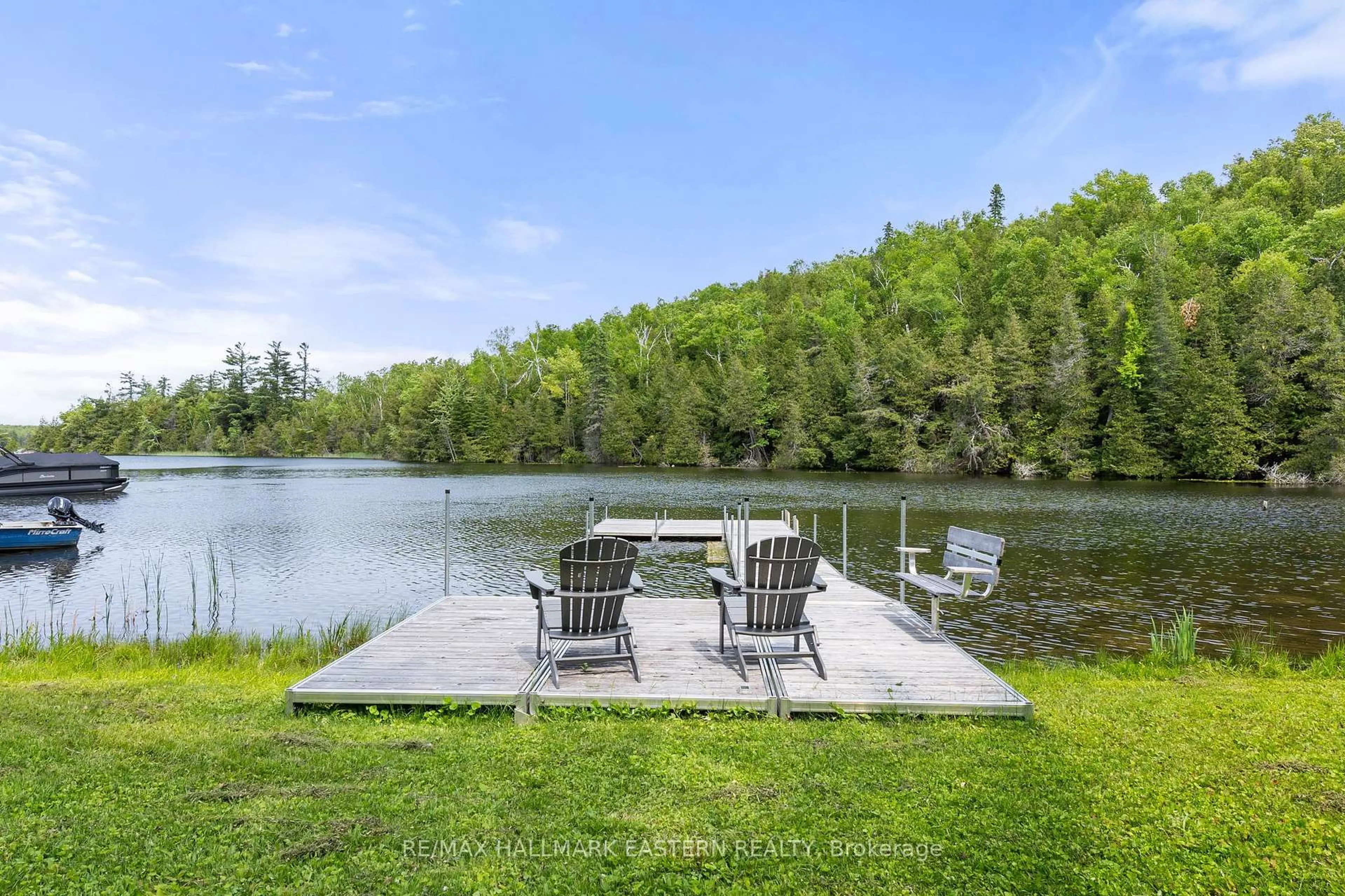 Patio, water/lake/river/ocean view for 68 Irwin Dr, Trent Lakes Ontario K0L 1J0