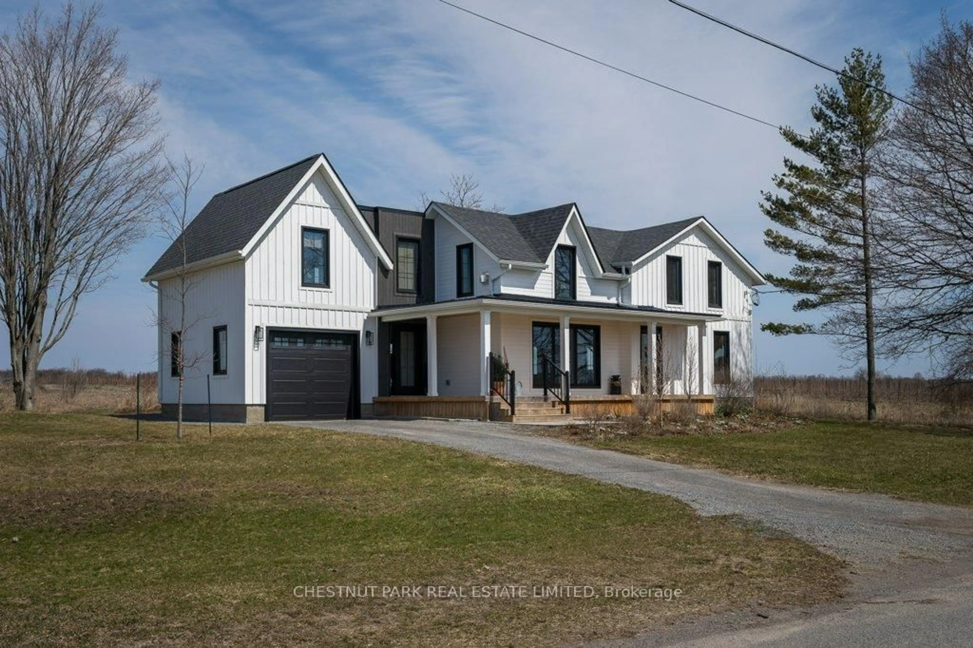 Home with vinyl exterior material, street for 456 Cold Creek Rd, Prince Edward County Ontario K0K 2J0