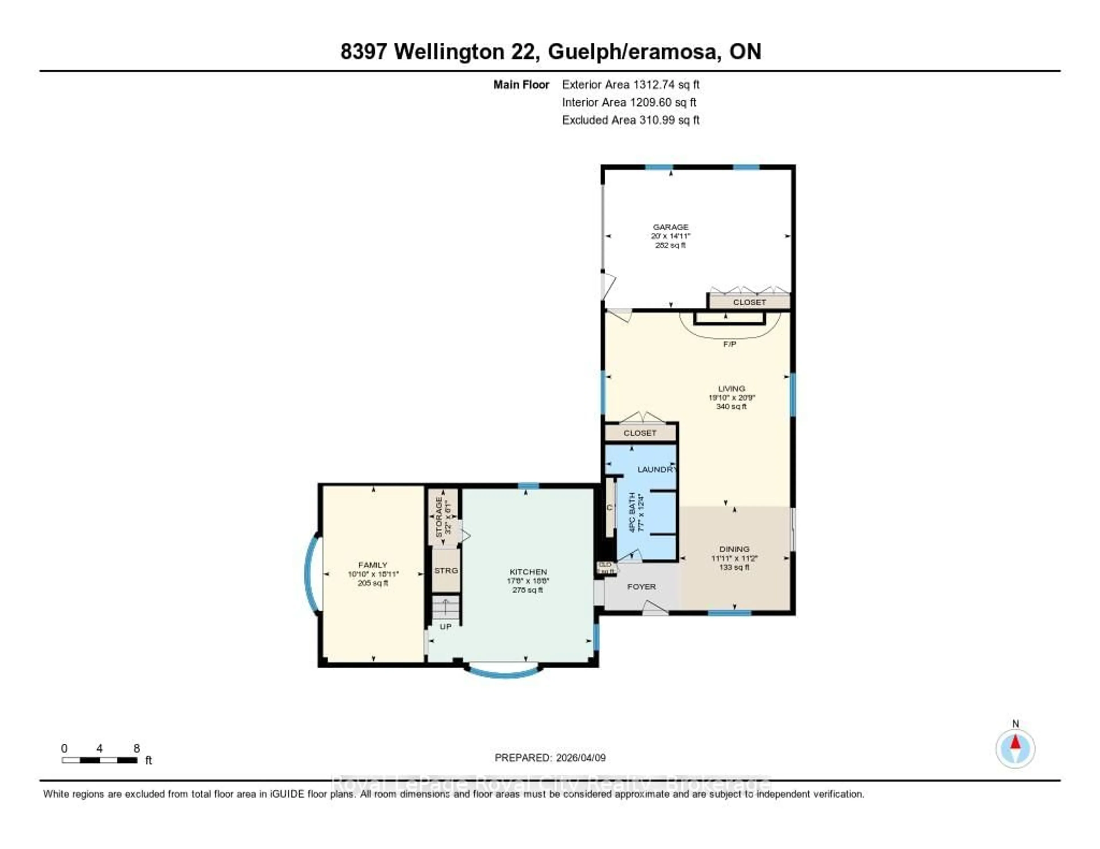Floor plan for 8397 Wellington 22 Rd, Guelph/Eramosa Ontario N0B 2K0
