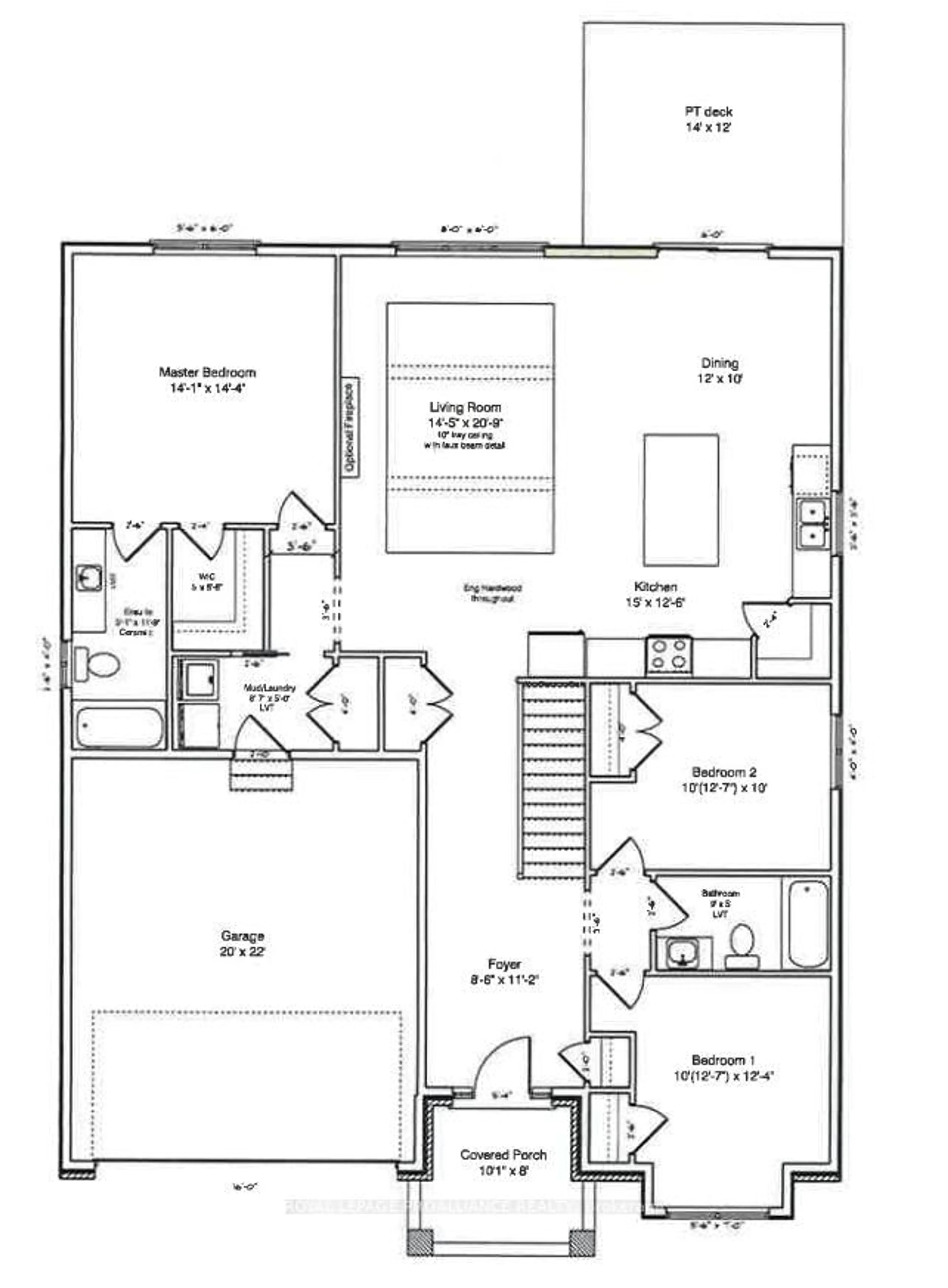 Floor plan for 36 Deerview Dr, Ingleside Ontario K8V 5P4