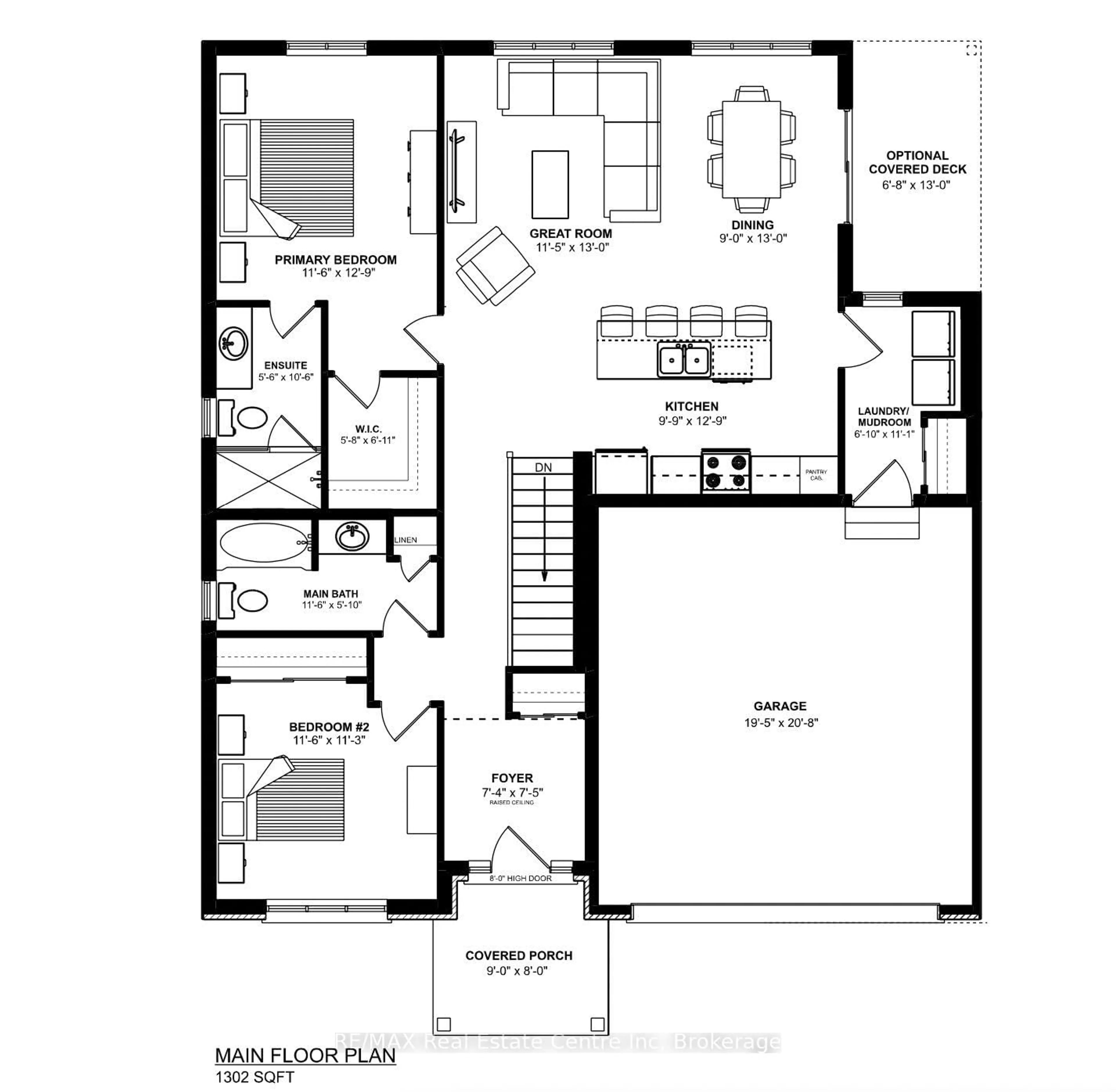 Floor plan for 218 Bridge Cres, Minto Ontario N0G 2P0