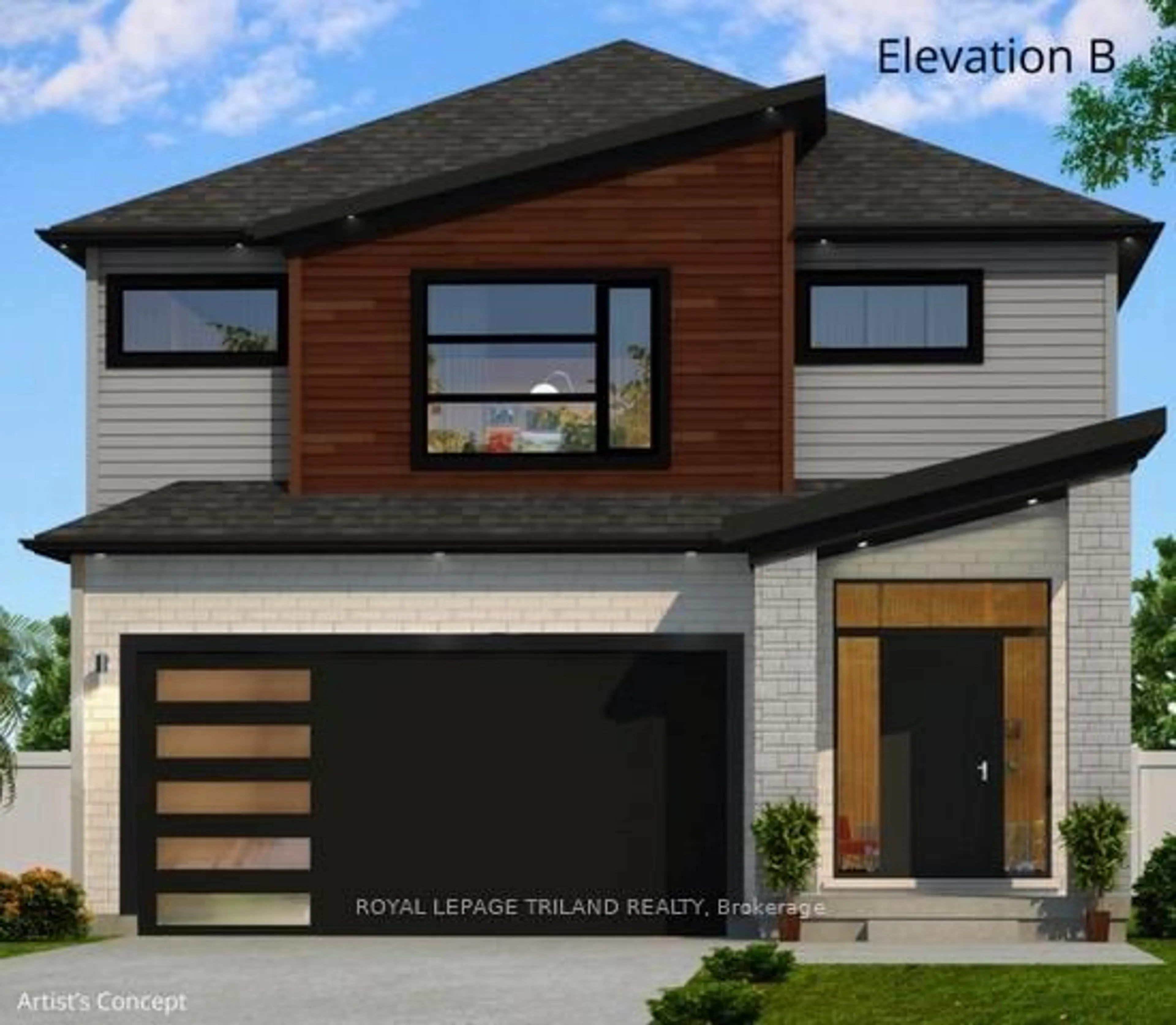 Home with vinyl exterior material, street for 6763 Heathwoods Ave, London South Ontario N6P 0M2